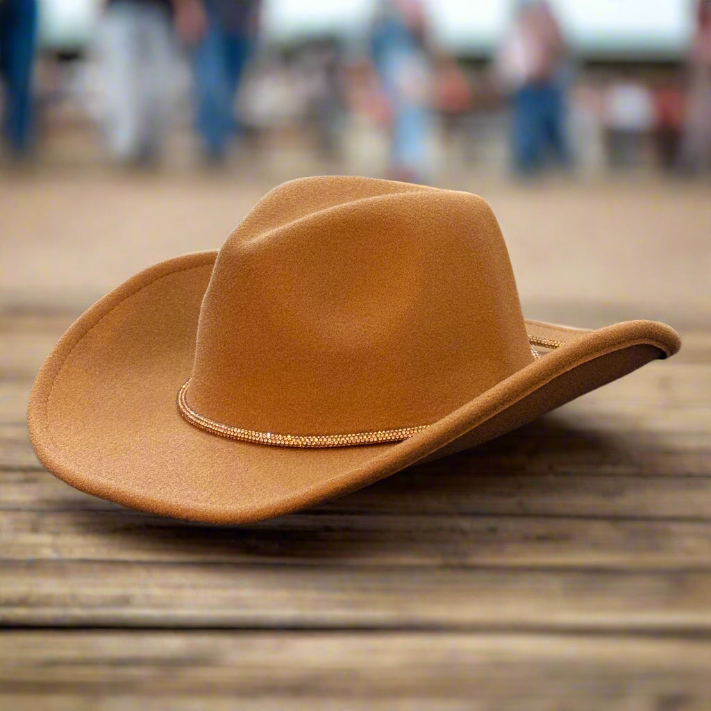 Crystal - Cowboy Hat with Rhinstone Band