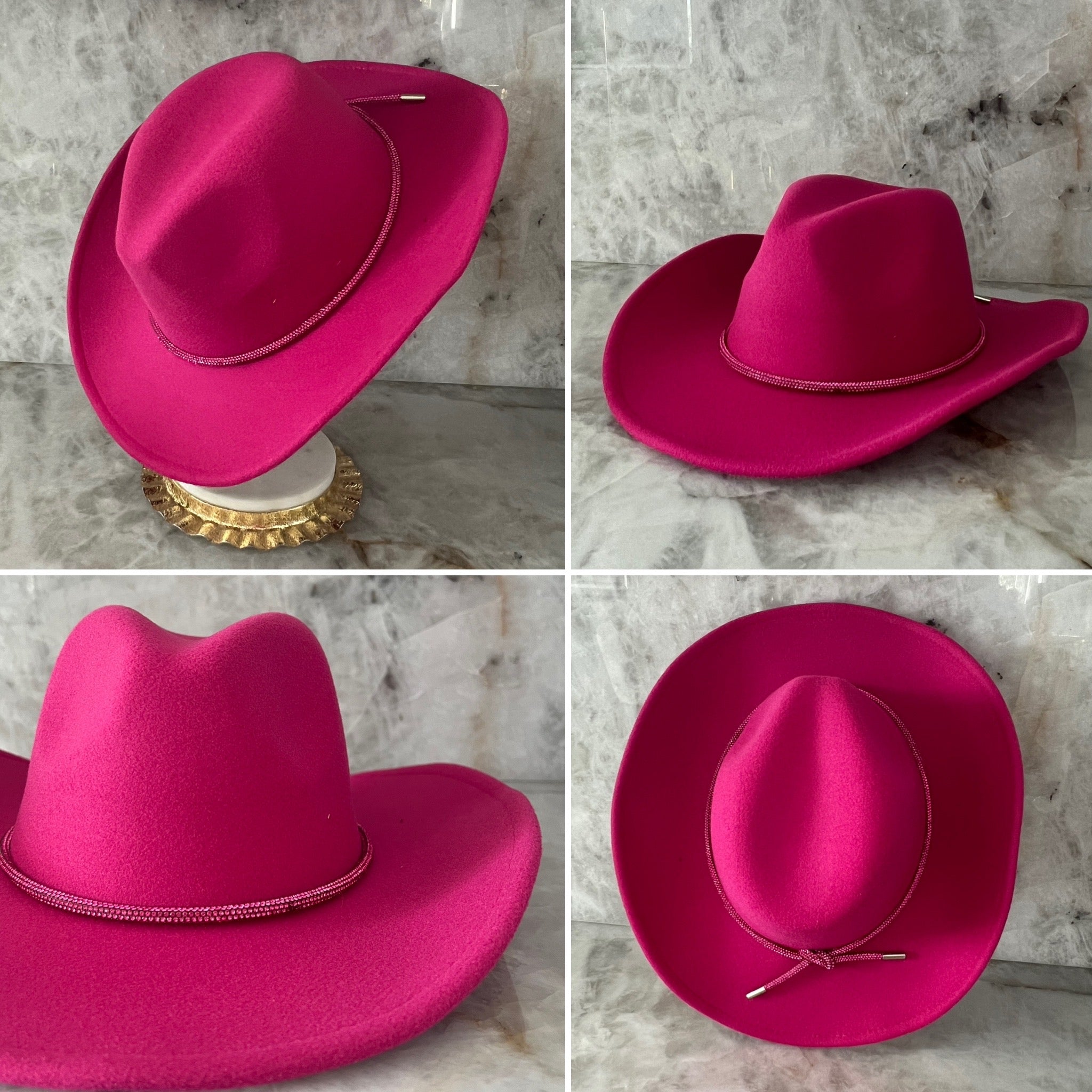 Crystal - Cowboy Hat with Rhinstone Band