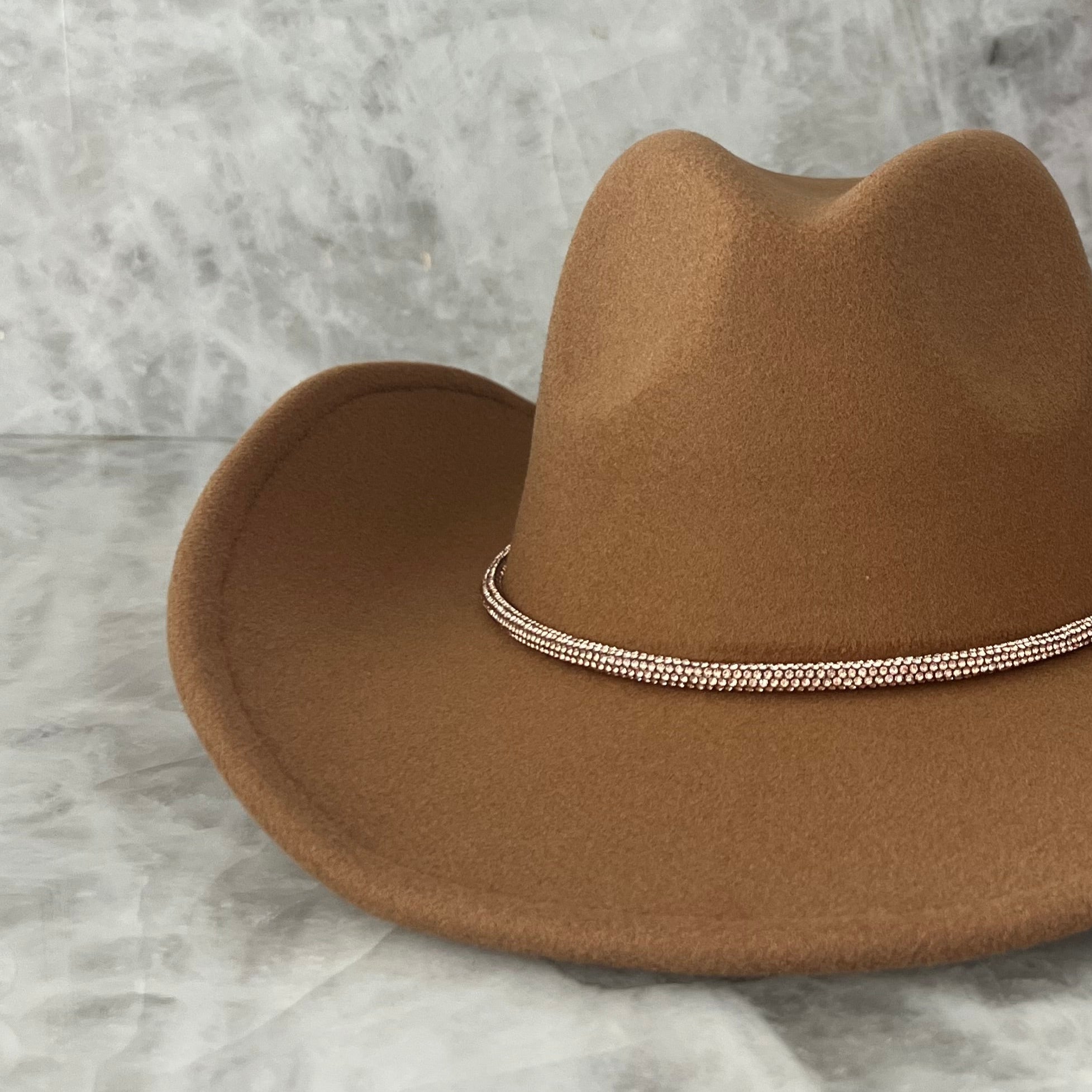 Crystal - Cowboy Hat with Rhinstone Band