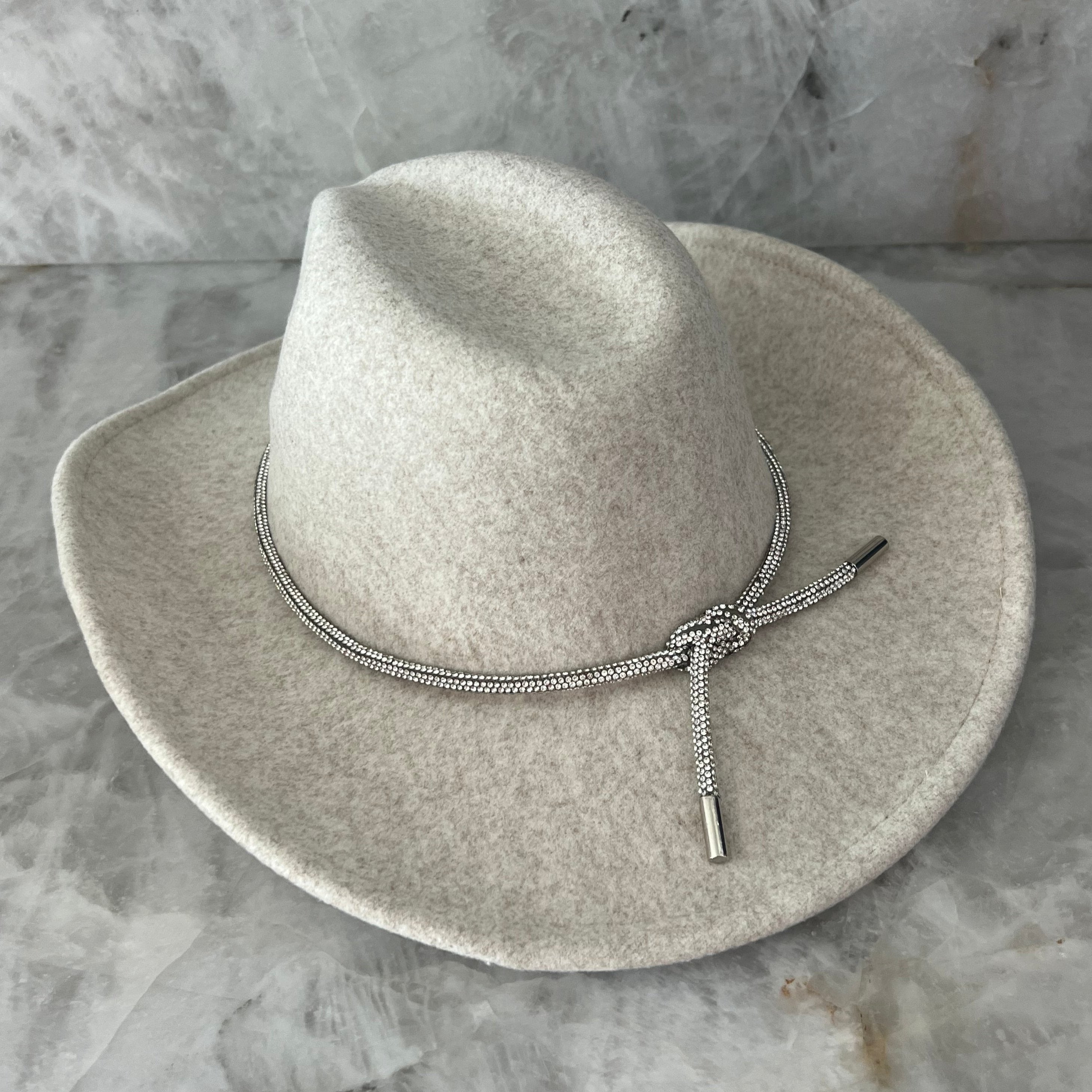 Crystal - Cowboy Hat with Rhinstone Band