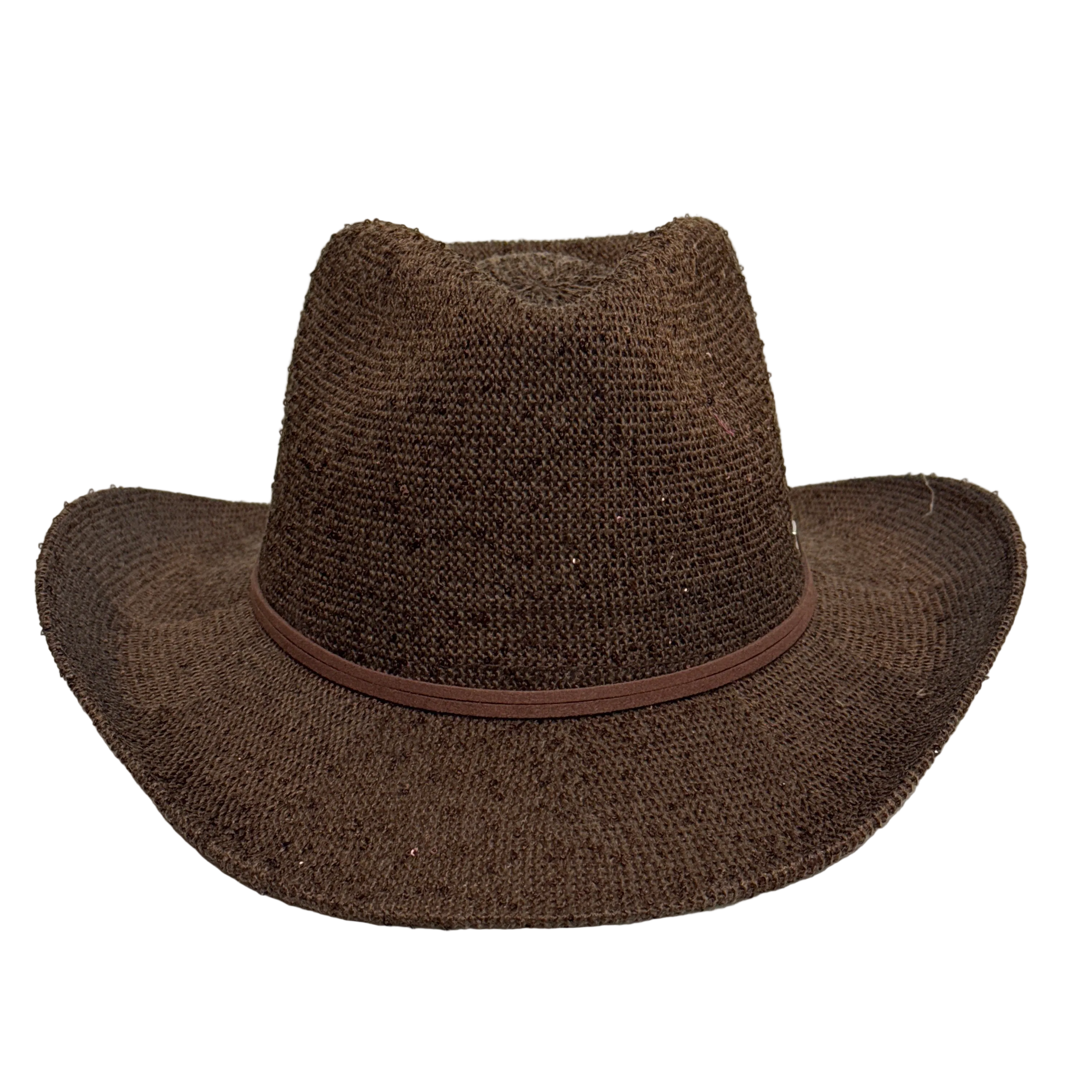 Stella Brown - Sequin Cowboy Hat