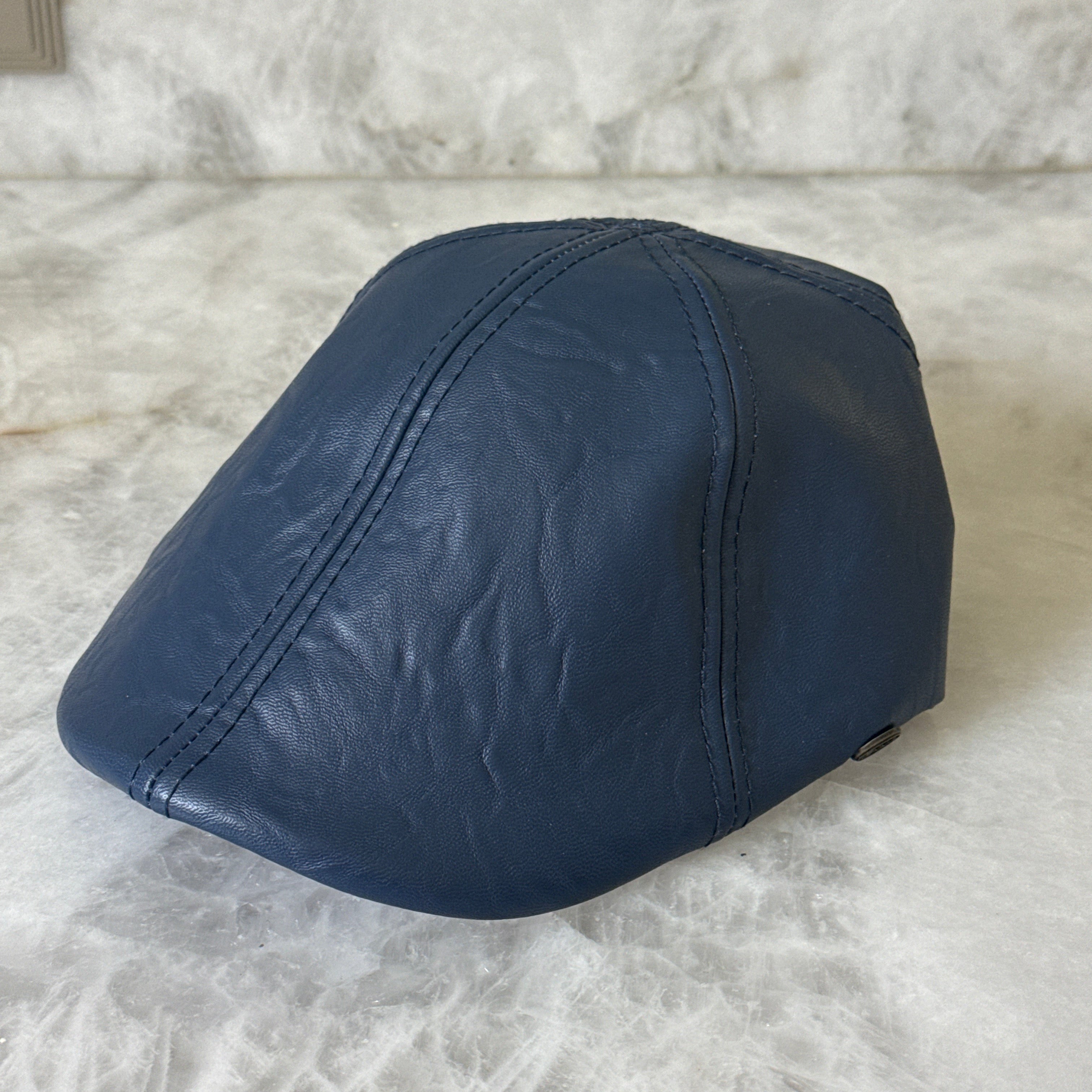Arthur - Faux Leather Ivy Cap