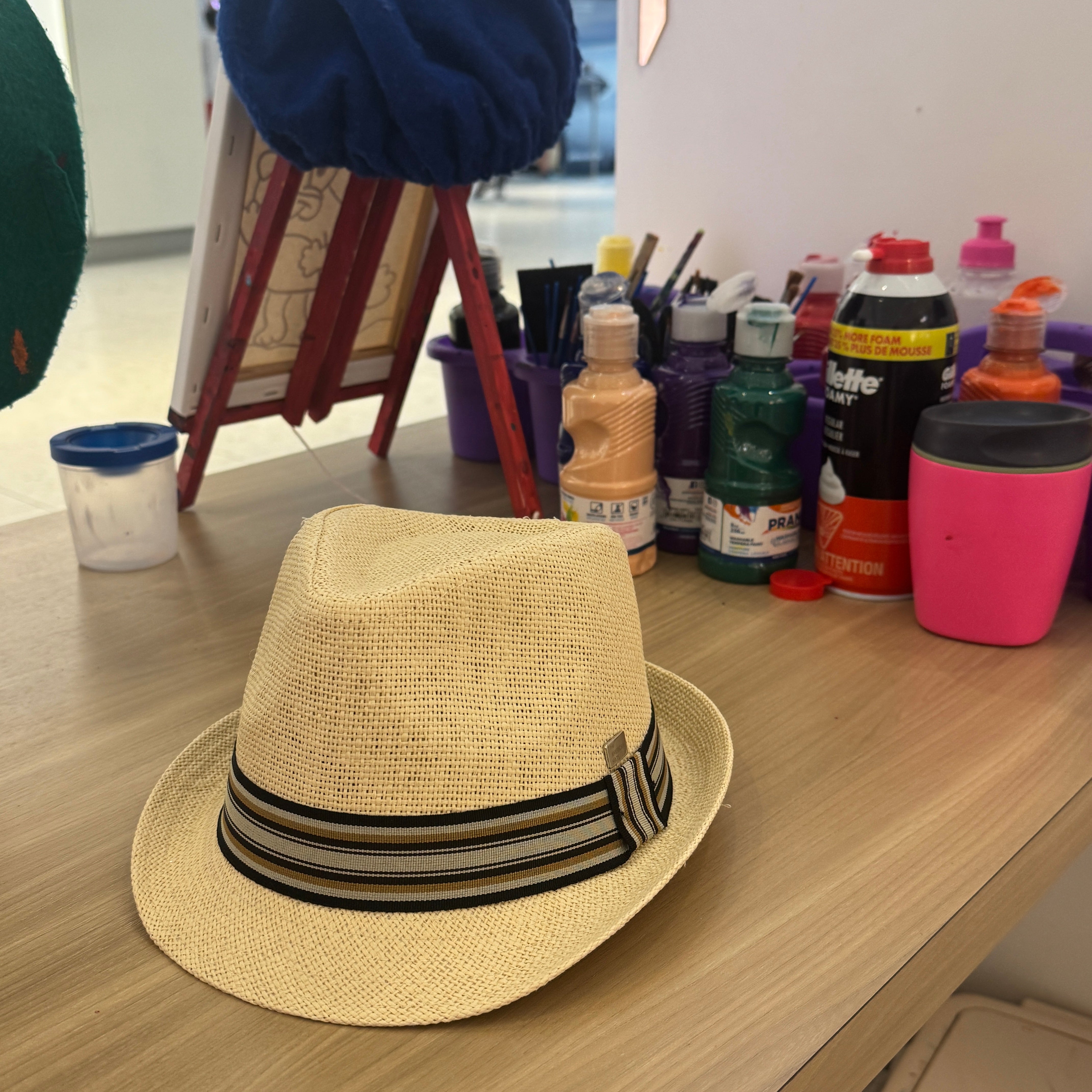 Emiliano - Kids' Striped Fedora