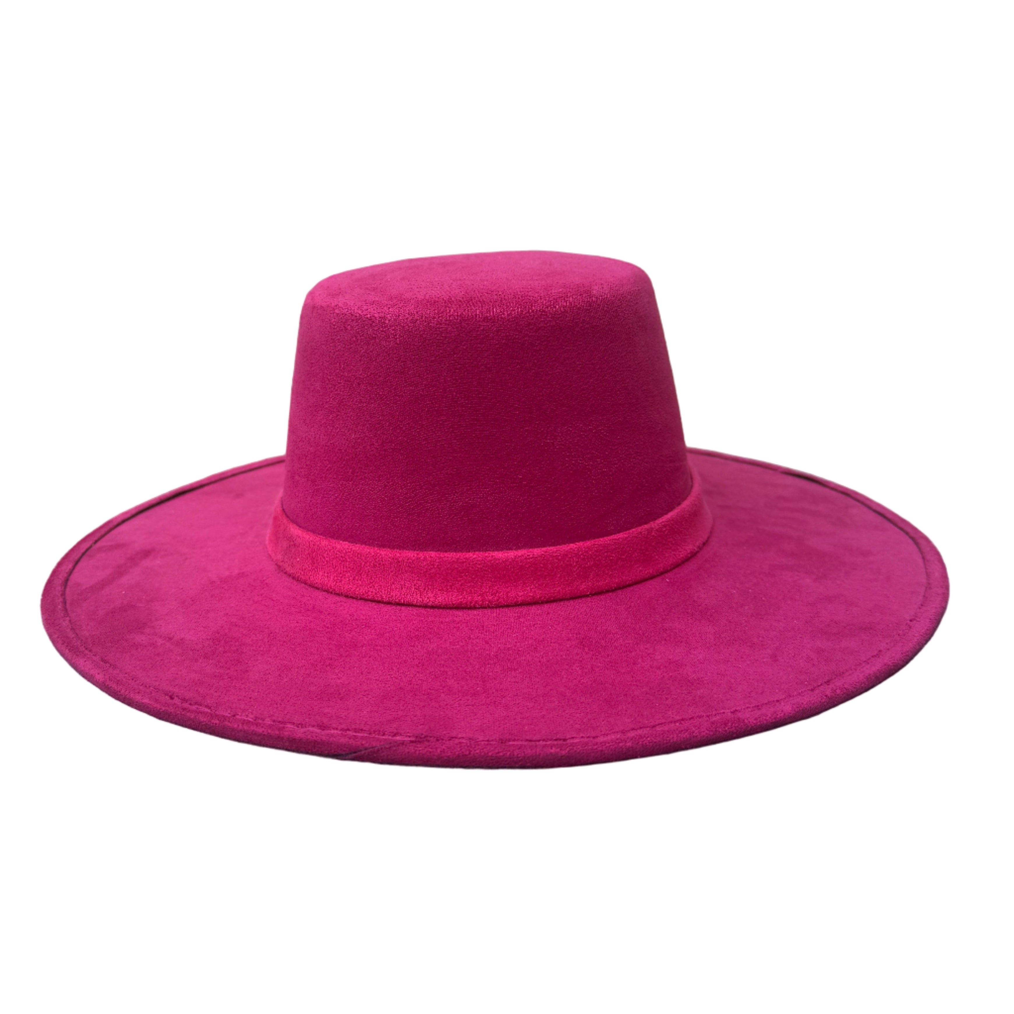 Julita - Structured Wool Boater Hat