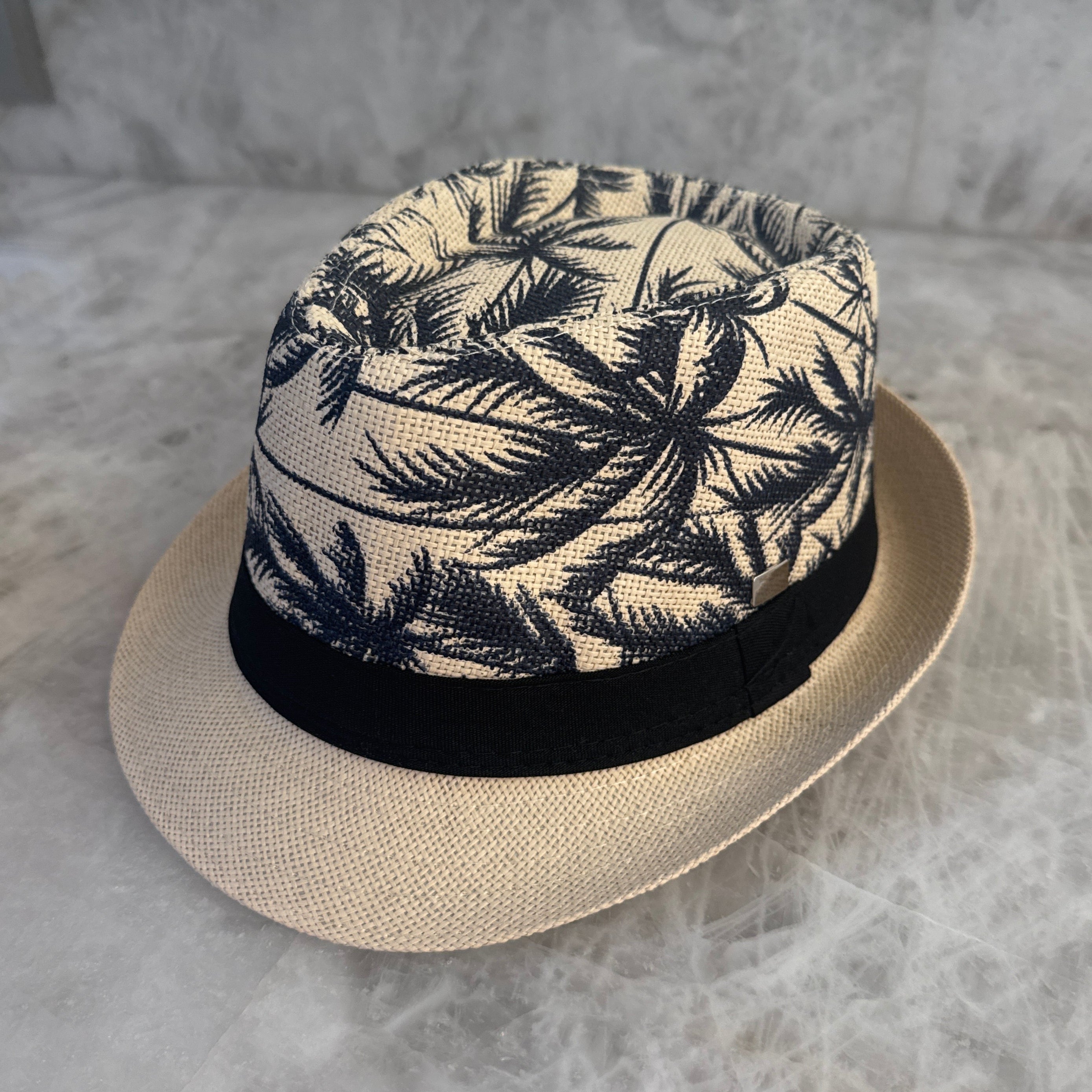 Palmarejo - Palm Print Fedora Hat
