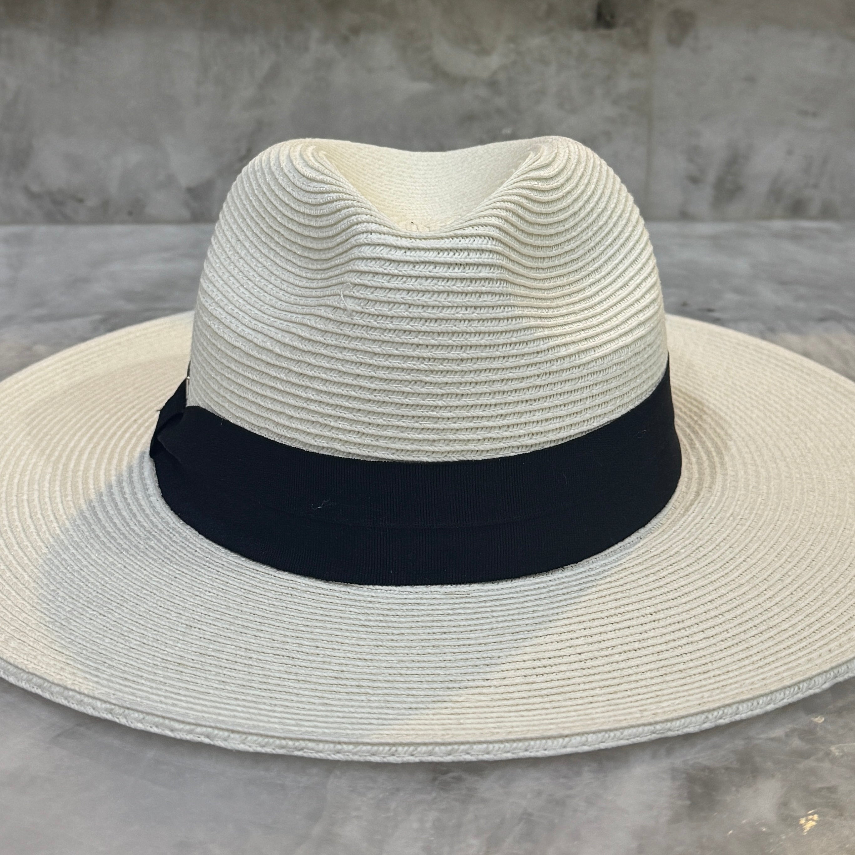 Merida -  Straw Panama-style Safari Hat