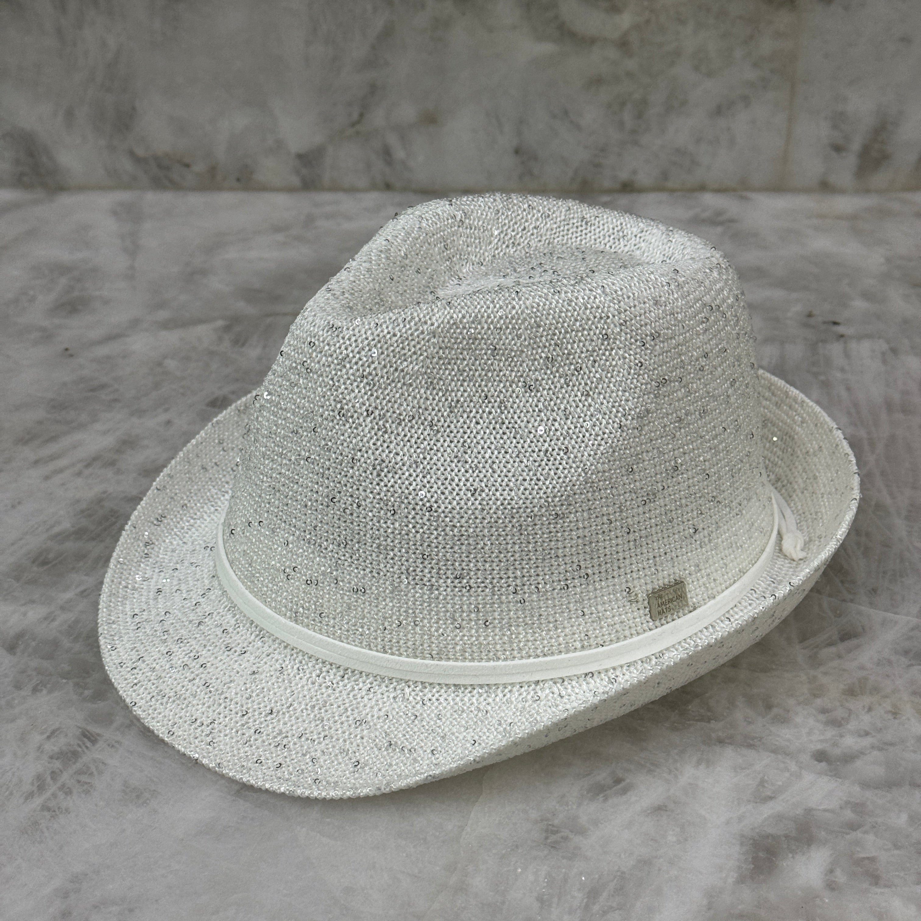 Zuri - Sequin Short-brim Fedora