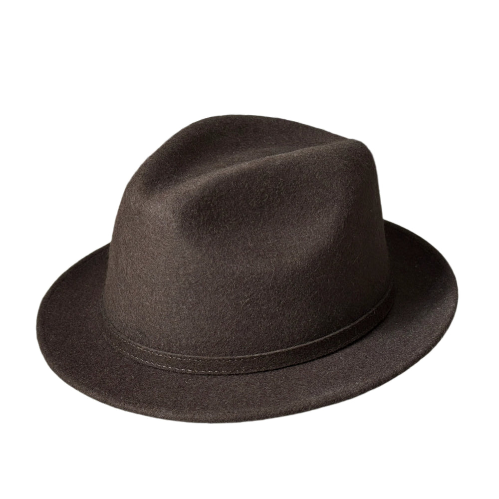 Davos - Brown Wool Fedora & Panama Hat