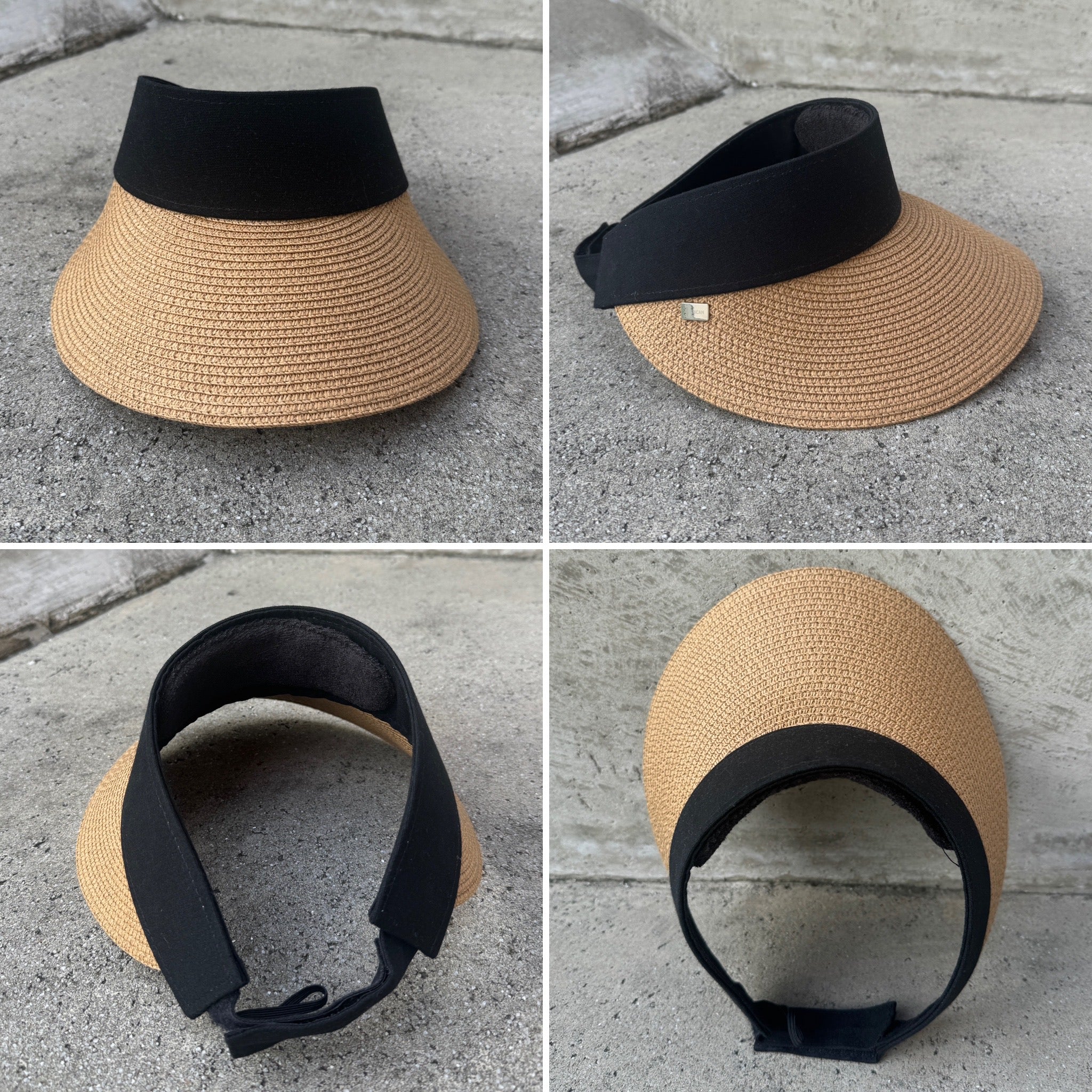 Wide Brim Sun Visor with sweat protección