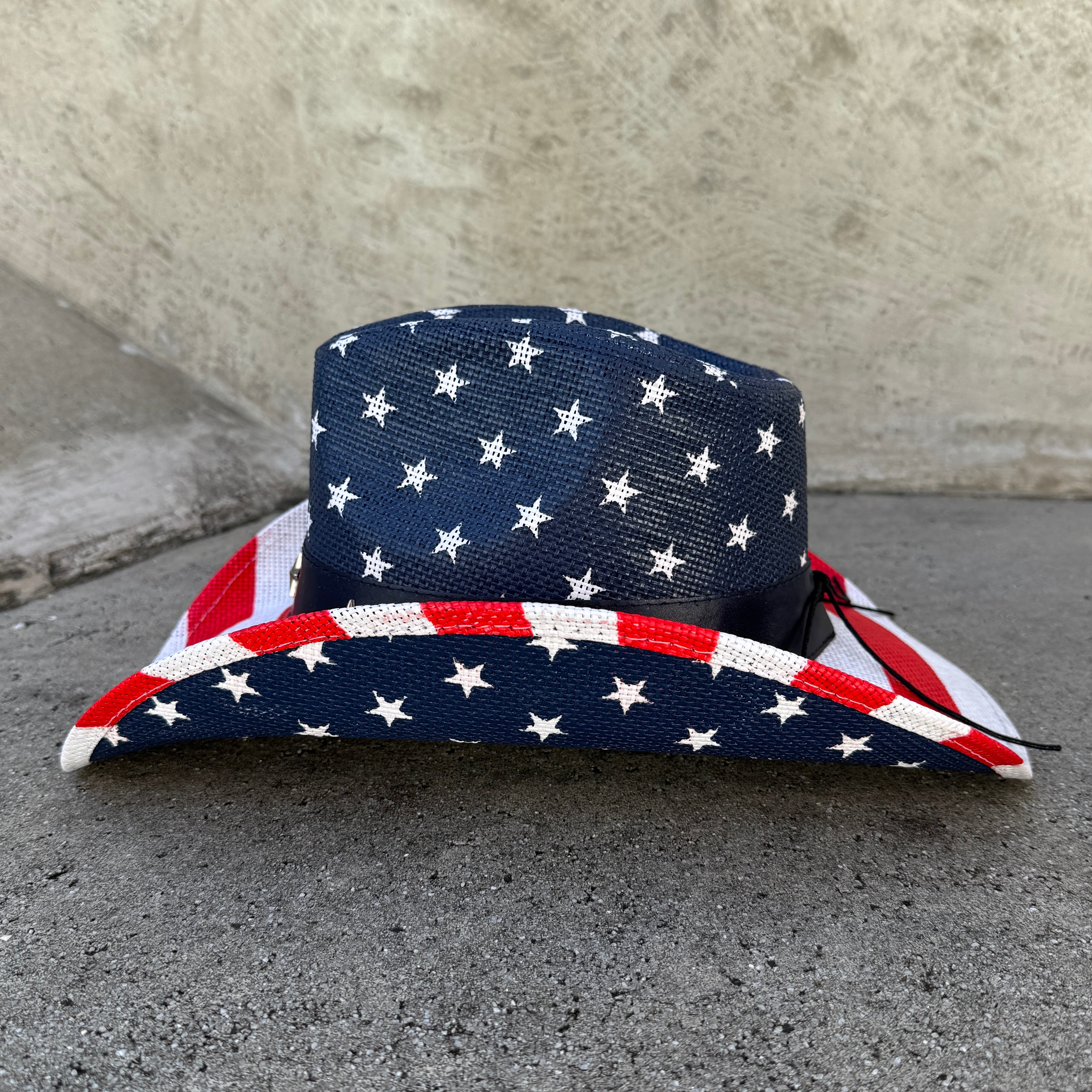 Star Rider - The Patriotic Cowboy Hat
