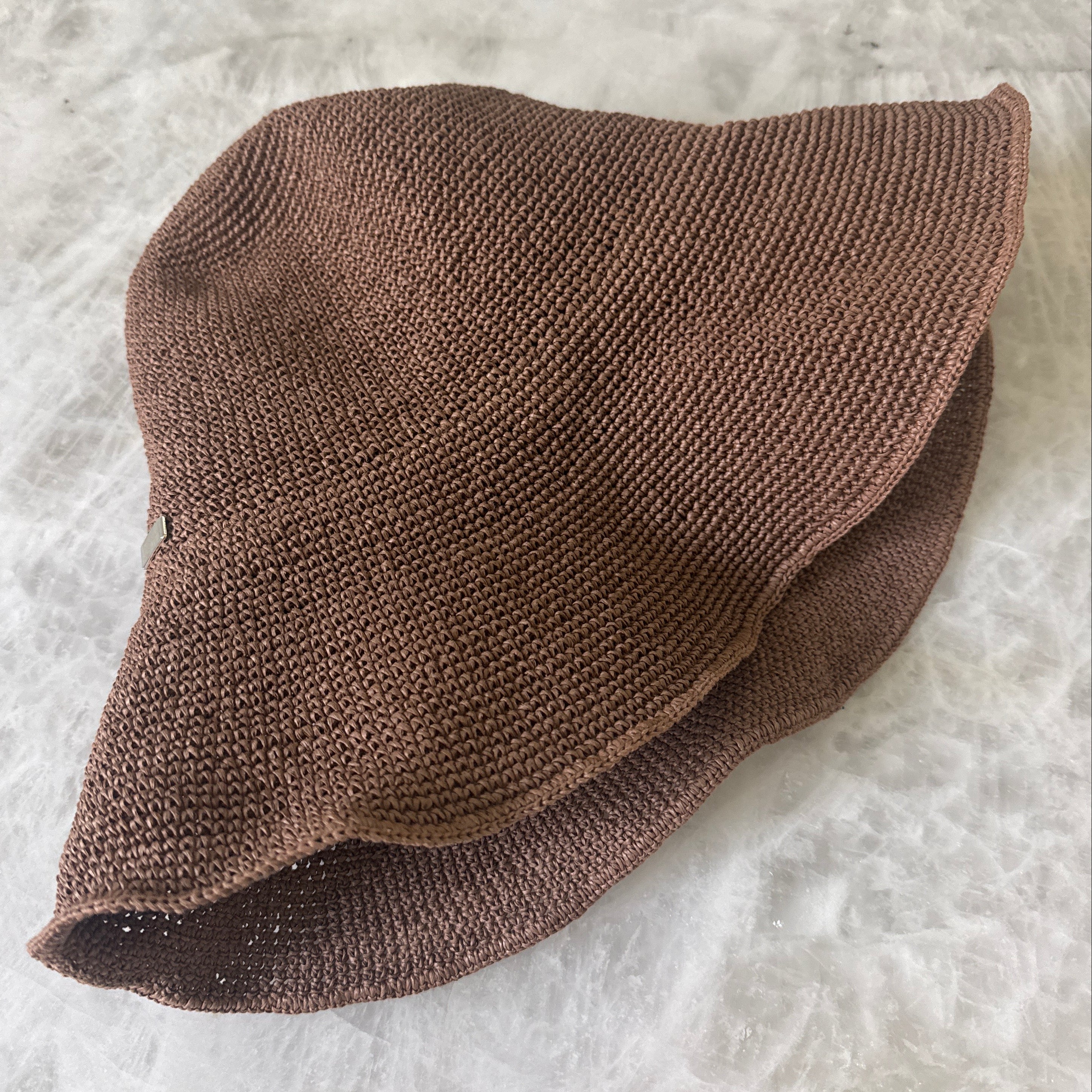 Valentina - Straw Crochet Bucket Hat