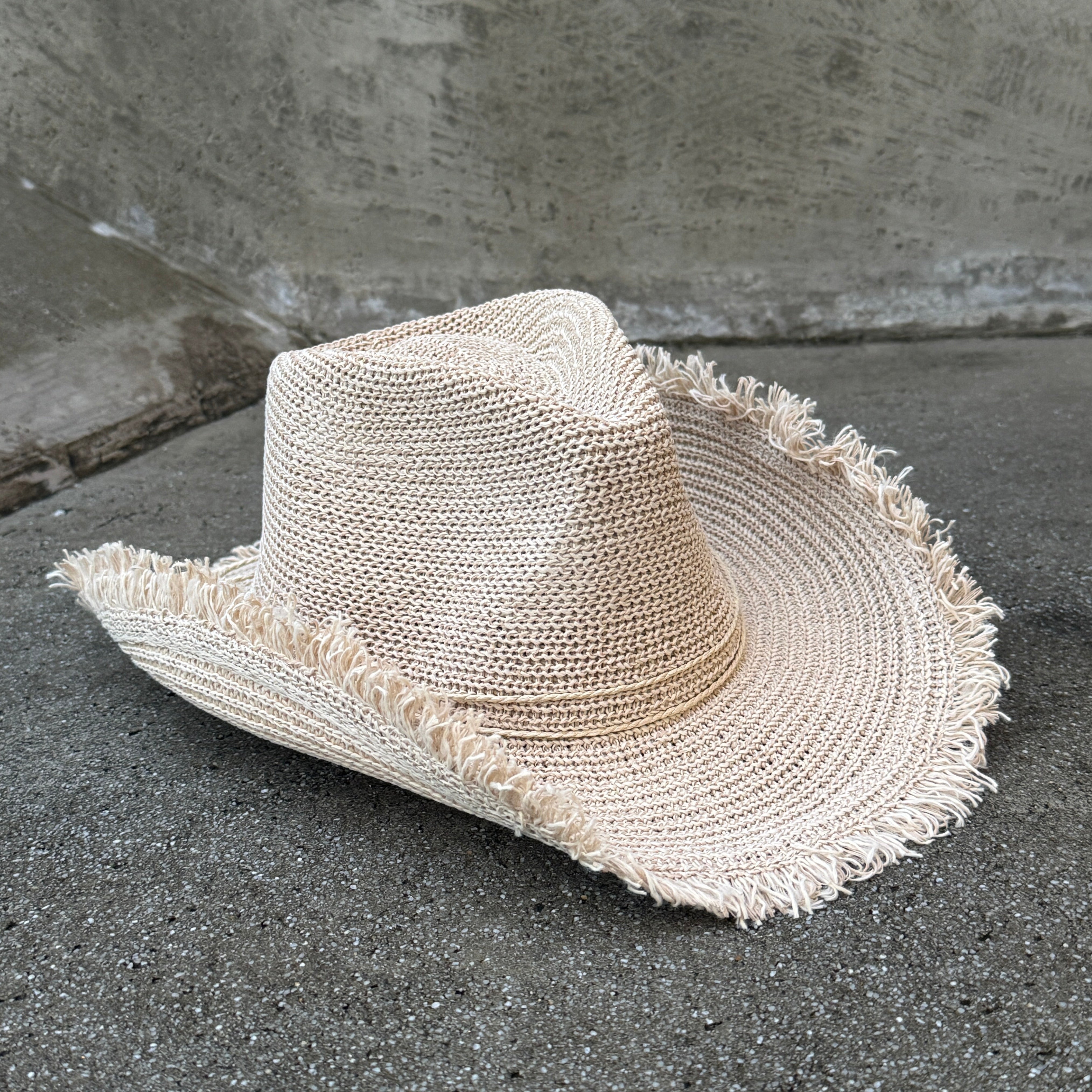 Noa - Frayed Edge Boho Cowboy Hat