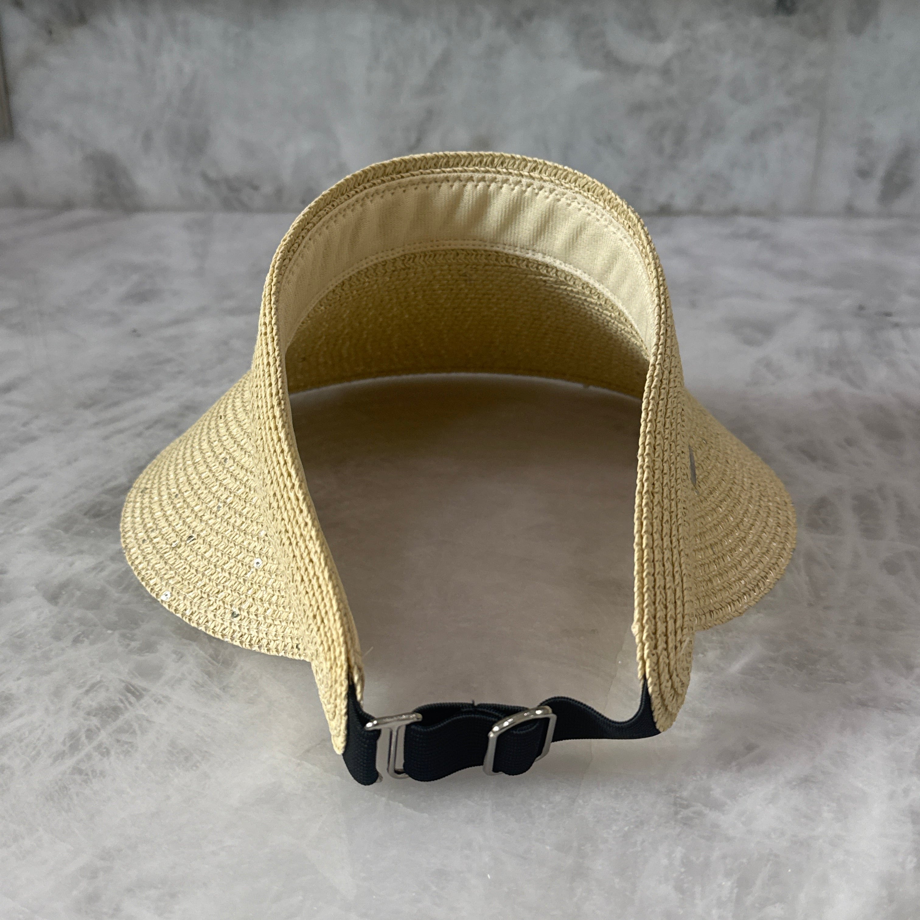Luciana - Shimmer Wide Brim Visor