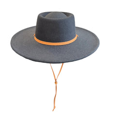 Zion - Boater Hat with Chin Cord