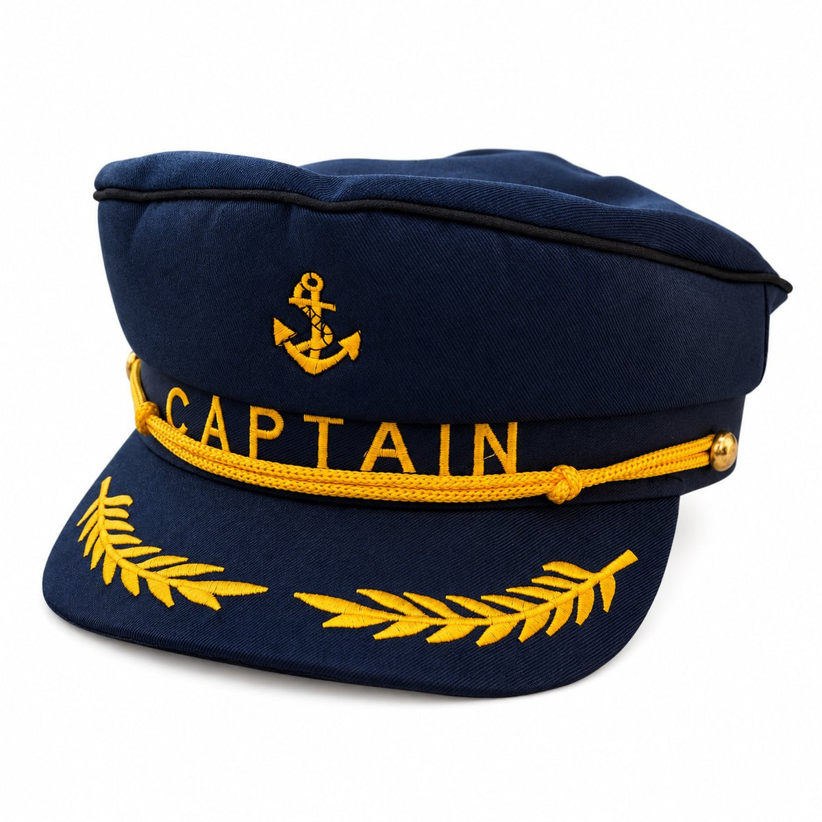 Ruben - Nautical Captain Hat shown on a white background