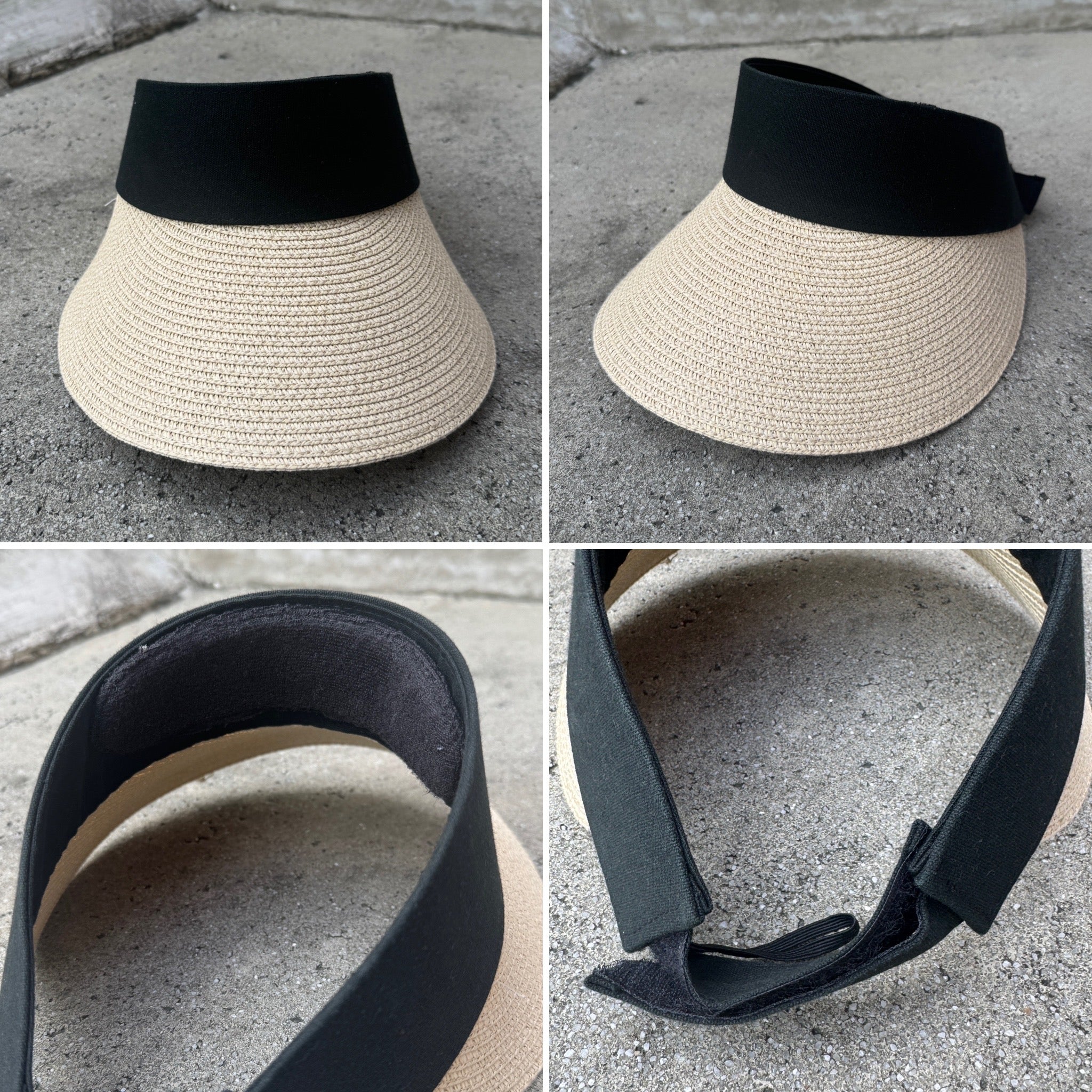 Wide Brim Sun Visor with sweat protección