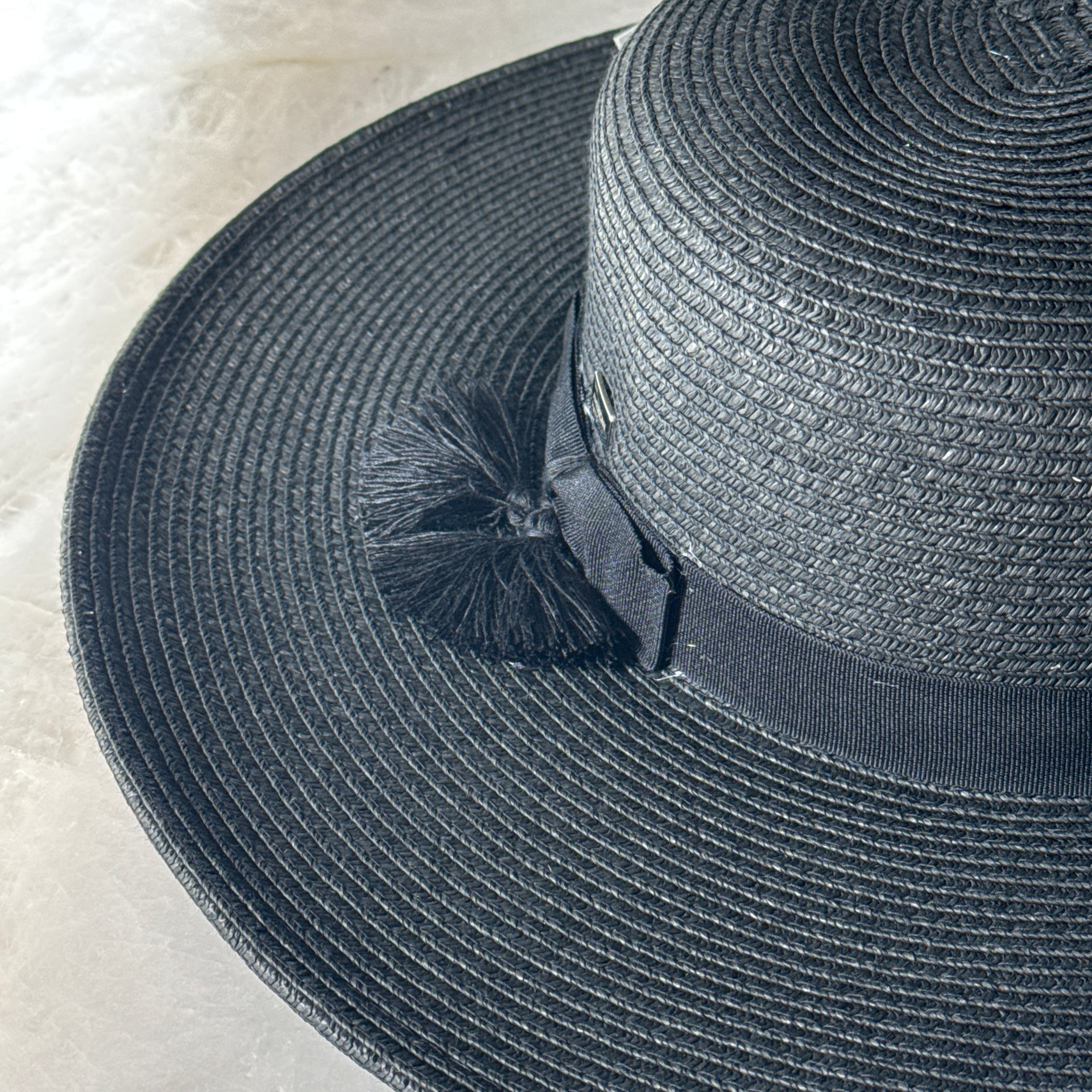 Blair - Black Wide Brim Hat