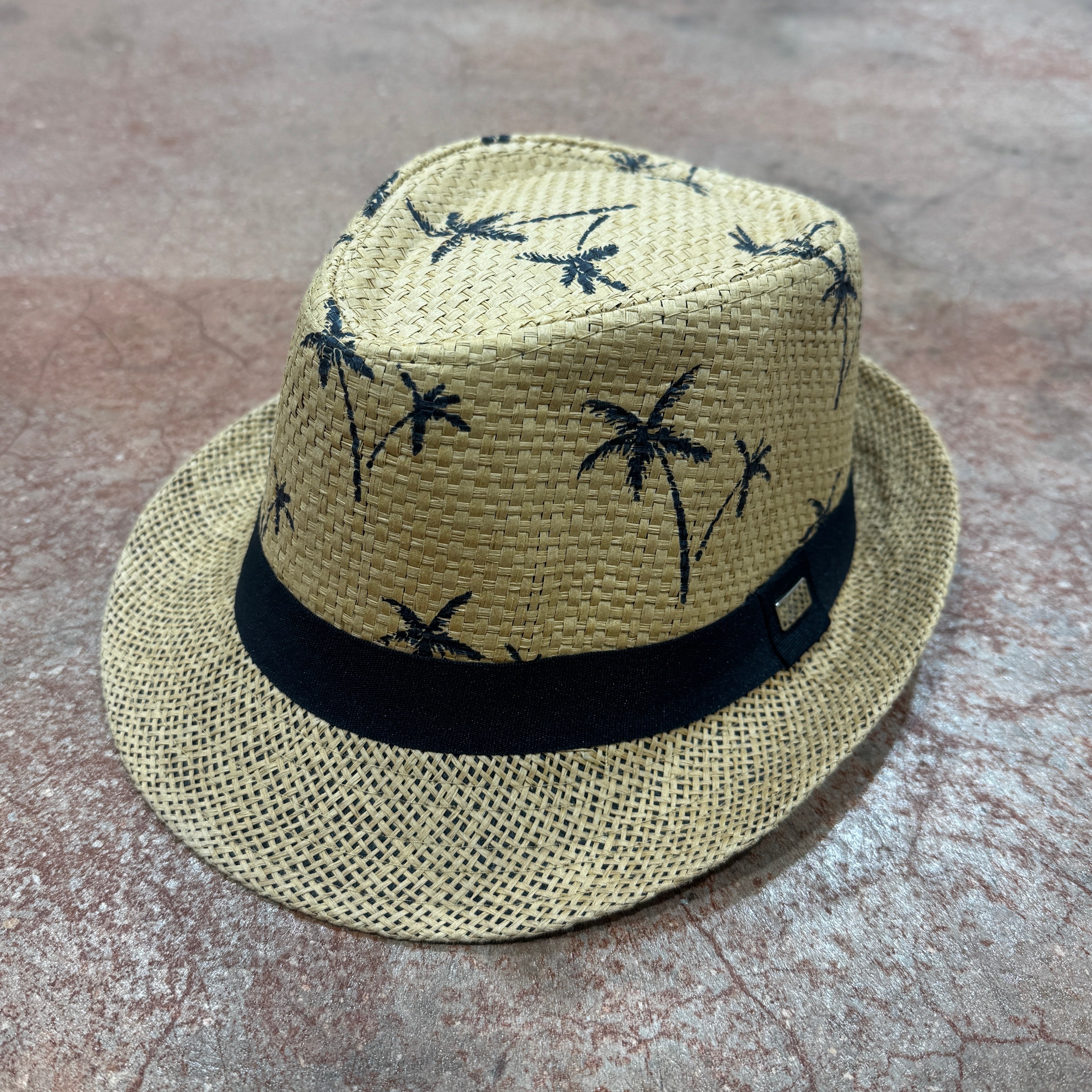 Cocotero - Palm Print Fedora Hat
