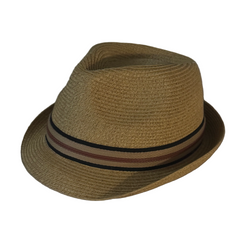 Fer - Foldable Stiped Fedora