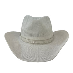 Luz White - Rhinestone Cowboy Hat