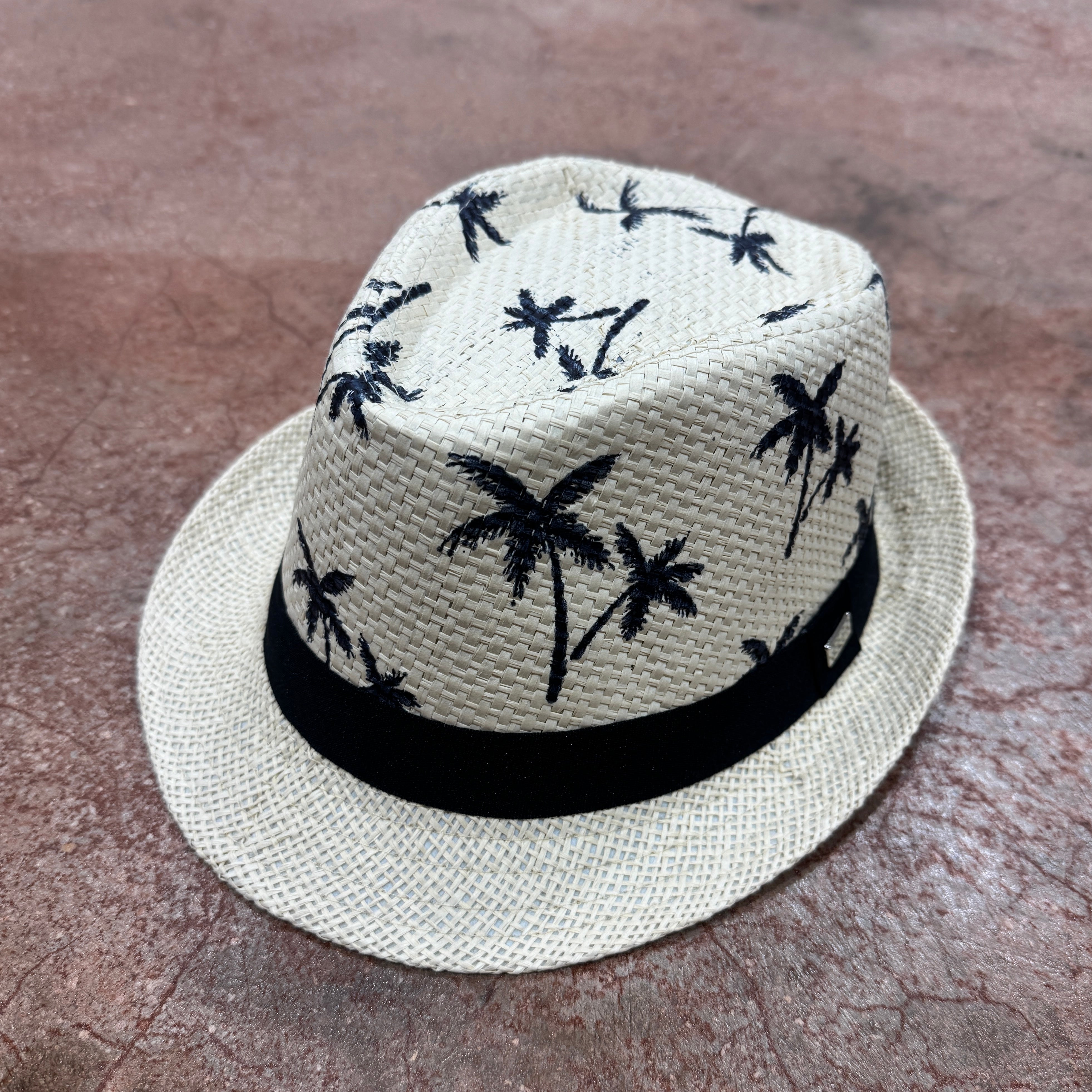 Cocotero - Palm Print Fedora Hat