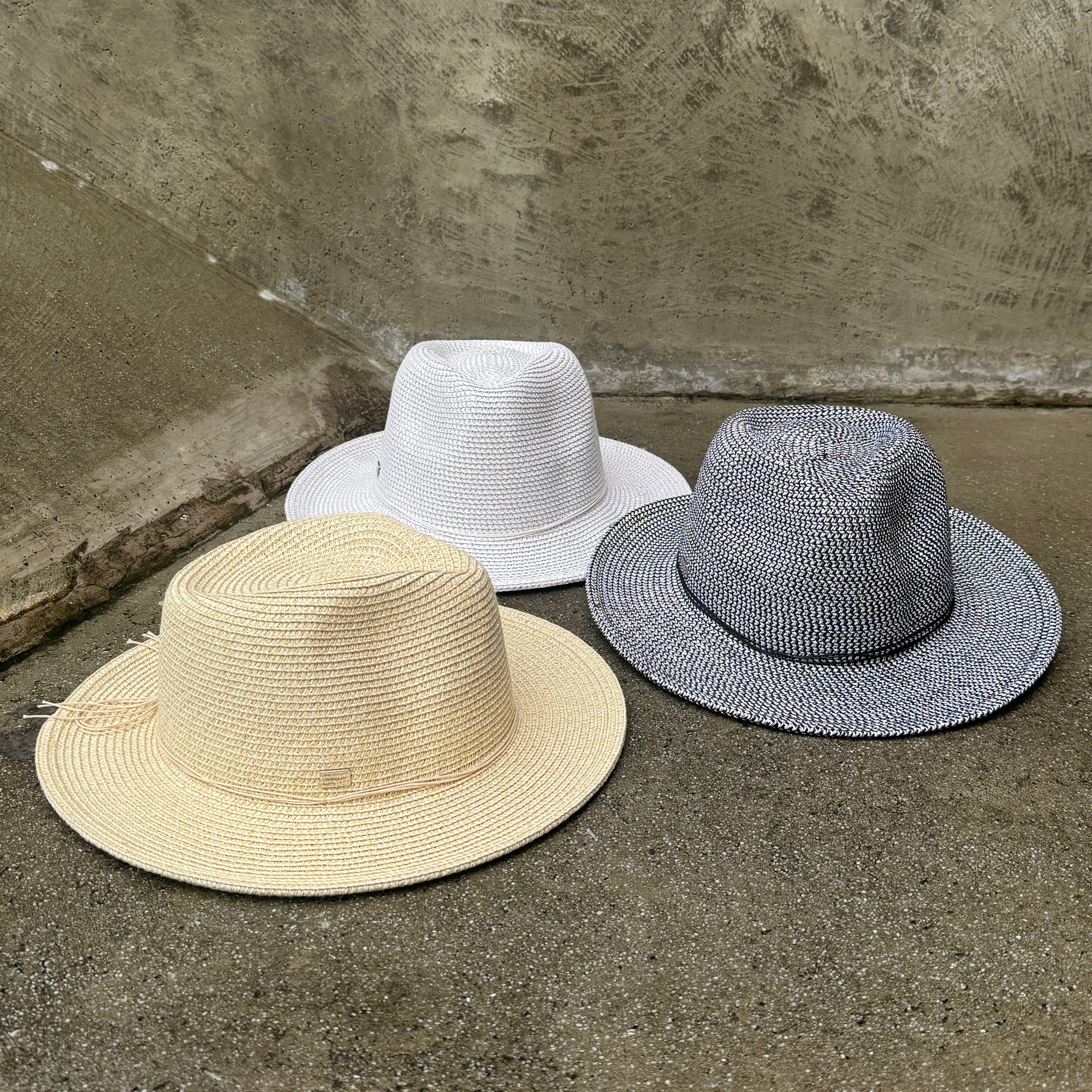 Celine - Shiny Panama-Style Safari Hat
