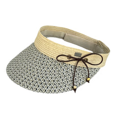 Lia - Short Brim Bow Accent Visor