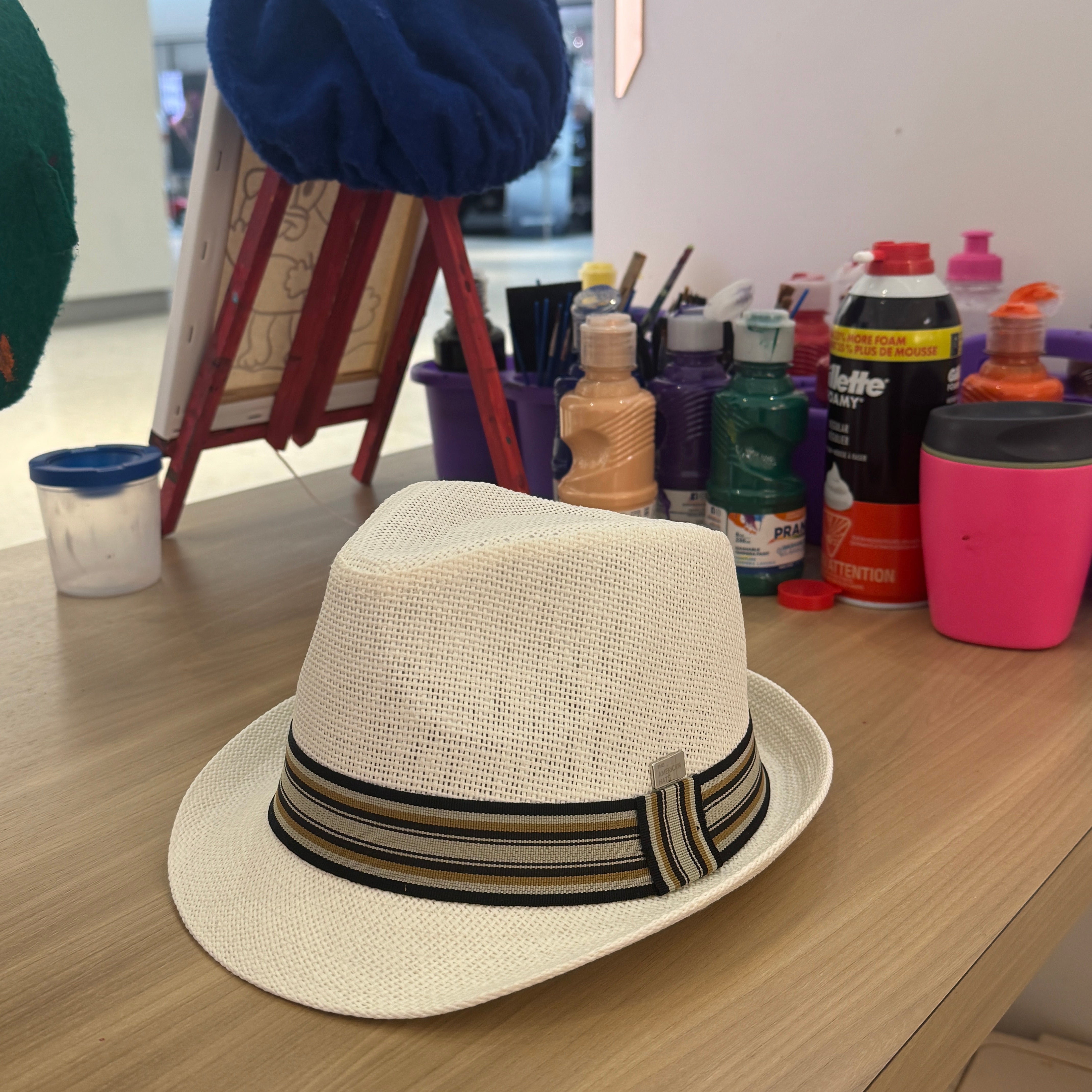 Emiliano - Kids' Striped Fedora