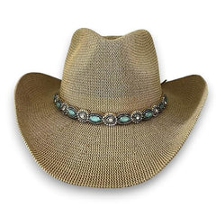 Vega Tan - Rhinestone Cowboy Hat