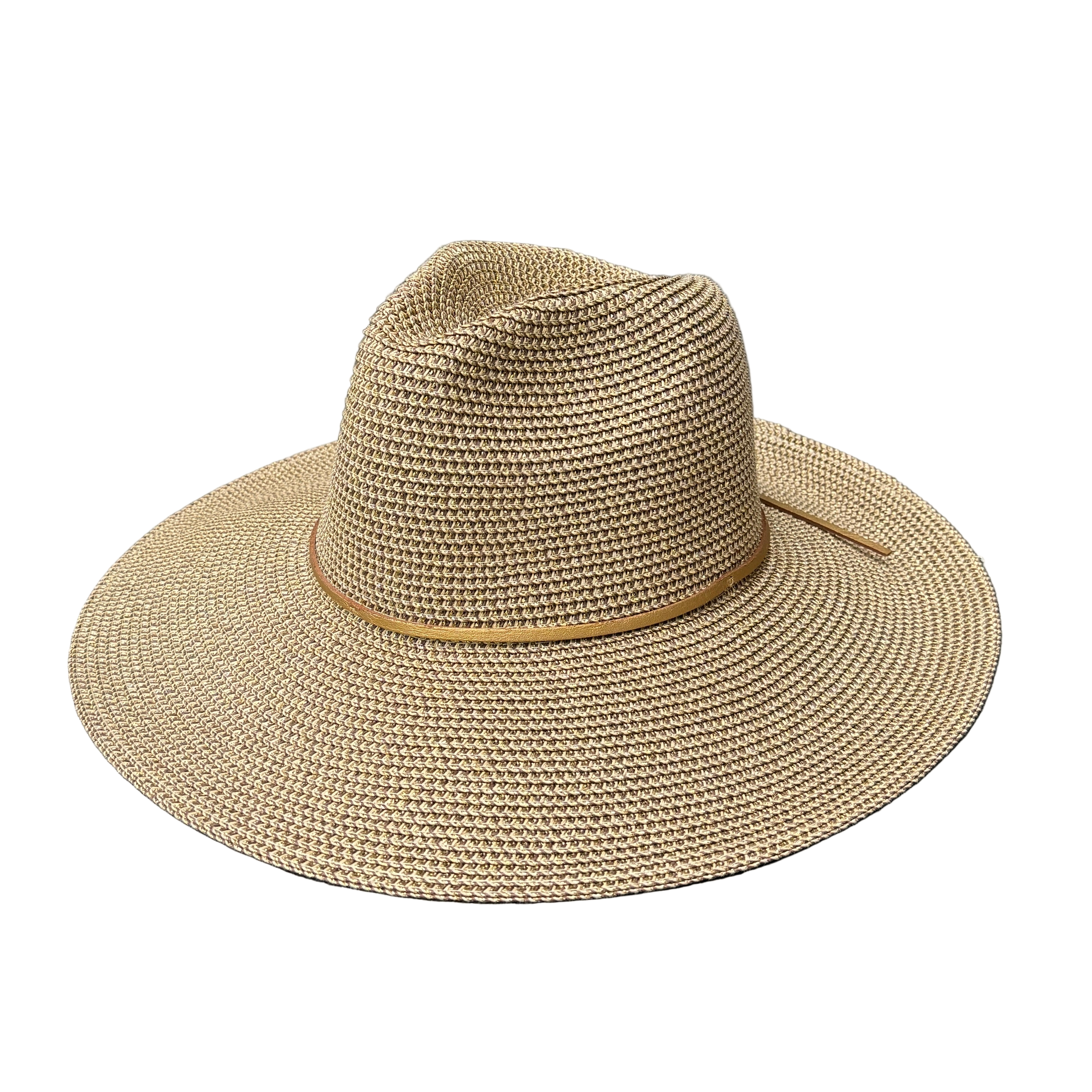 Glitterflare - Wide Brim Hat with Bold Shine
