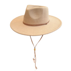 Seth - Vegan Felt Rancher whit Chin Cord