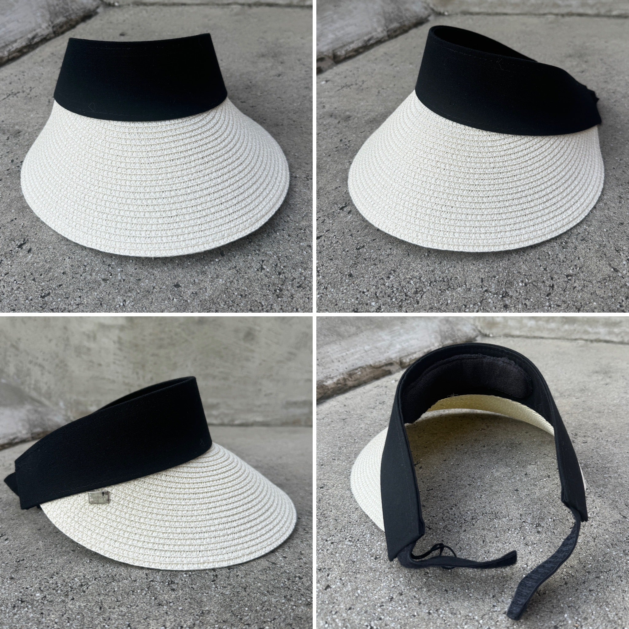 Wide Brim Sun Visor with sweat protección