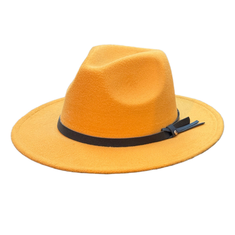 Ives - Fedora with Faux Leather Band