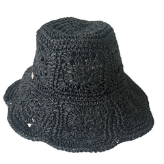 Camila - Floral Crochet Bucket Hat