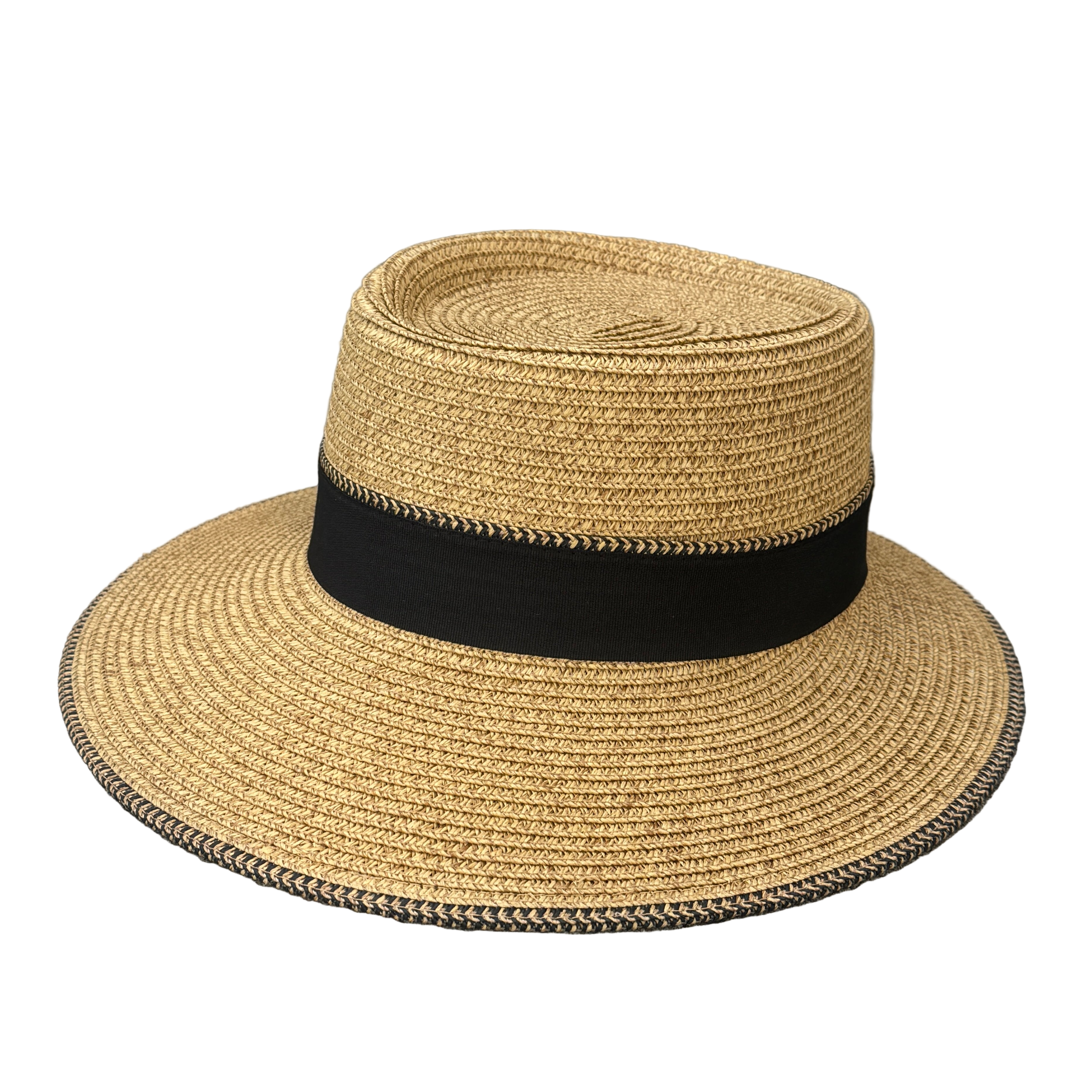 Melanie - Asymmetrical Brim Boater