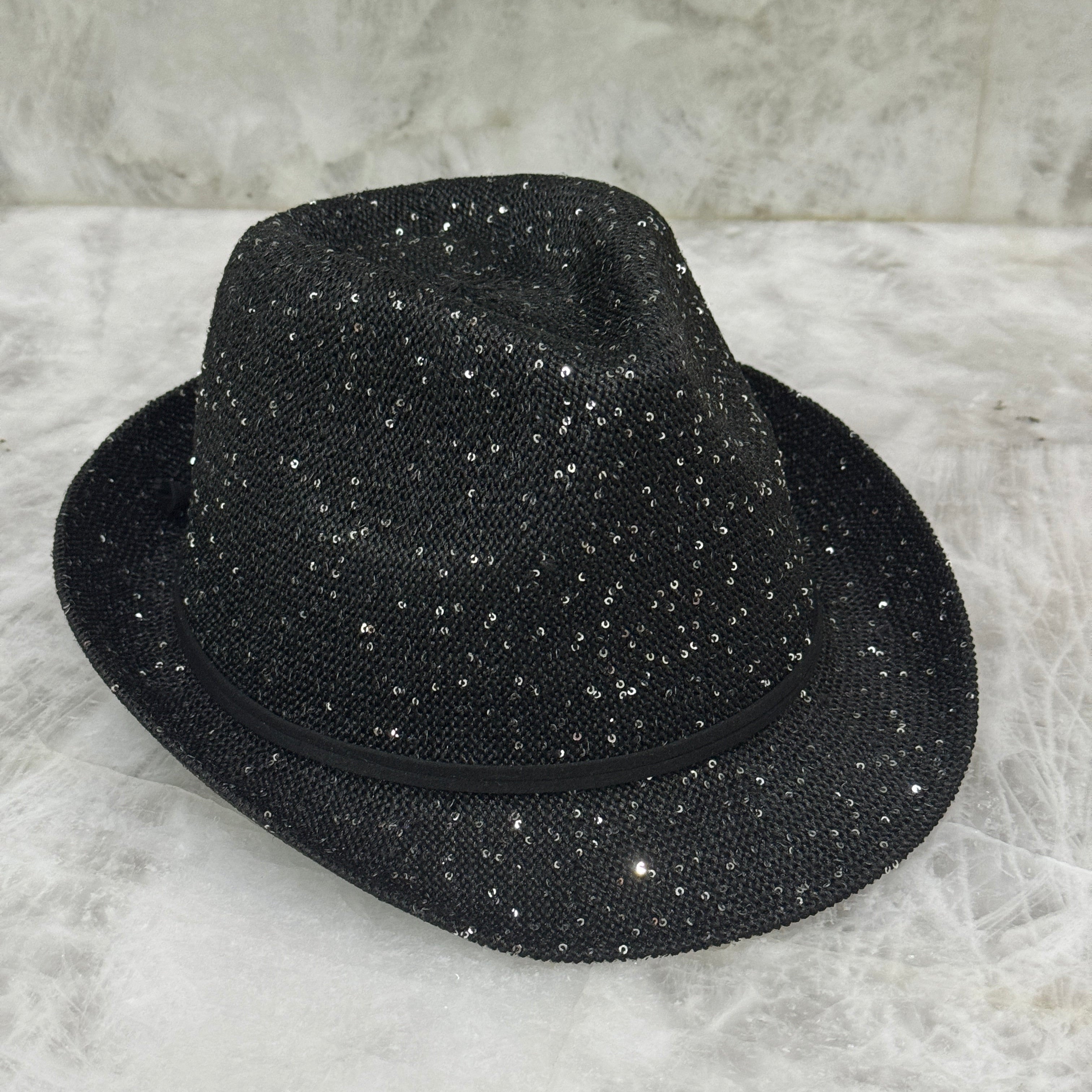 Zuri - Sequin Short-brim Fedora