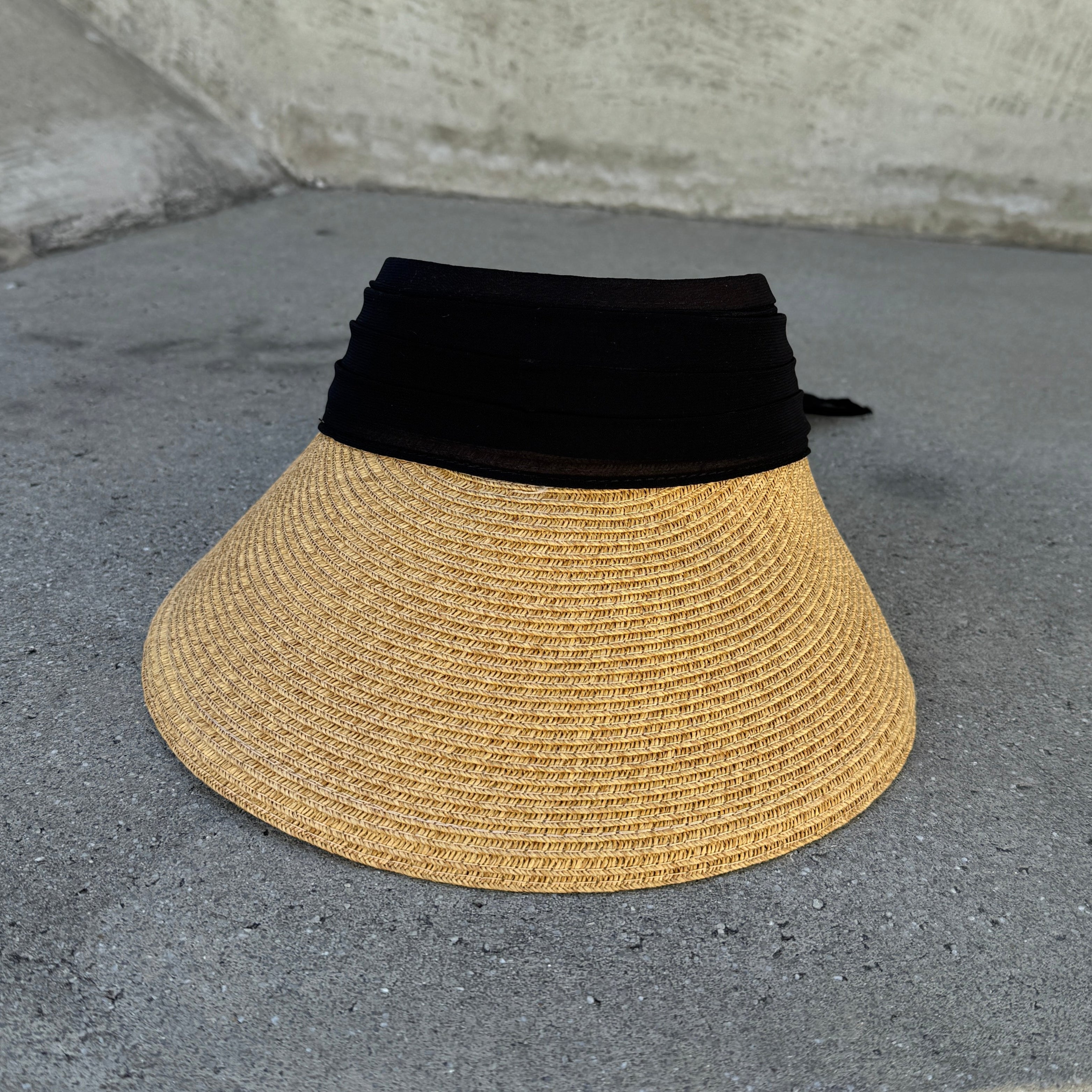 Vero - Sun Visor with Chiffon Bow