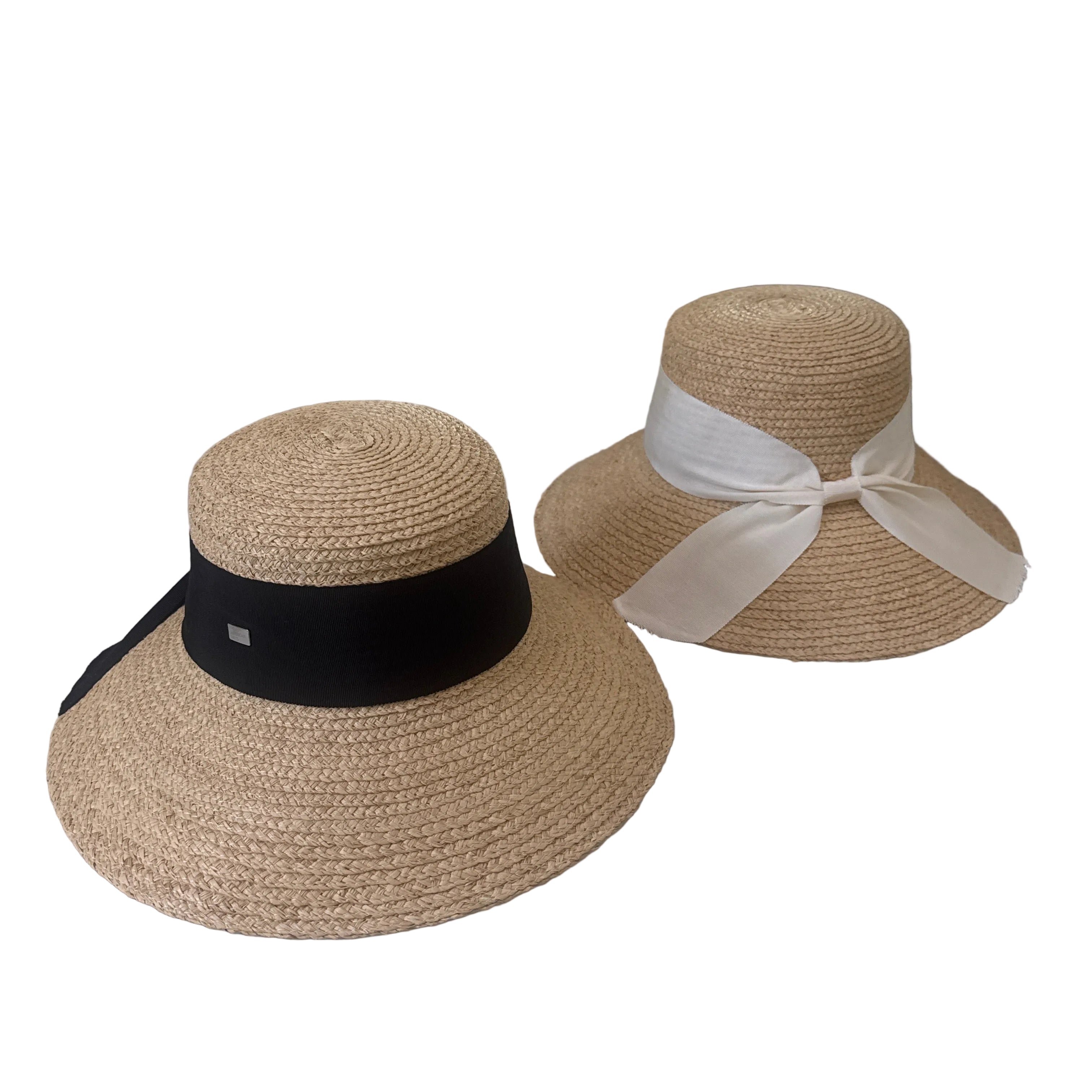 Isabella - Straw Sun Hat with Bow
