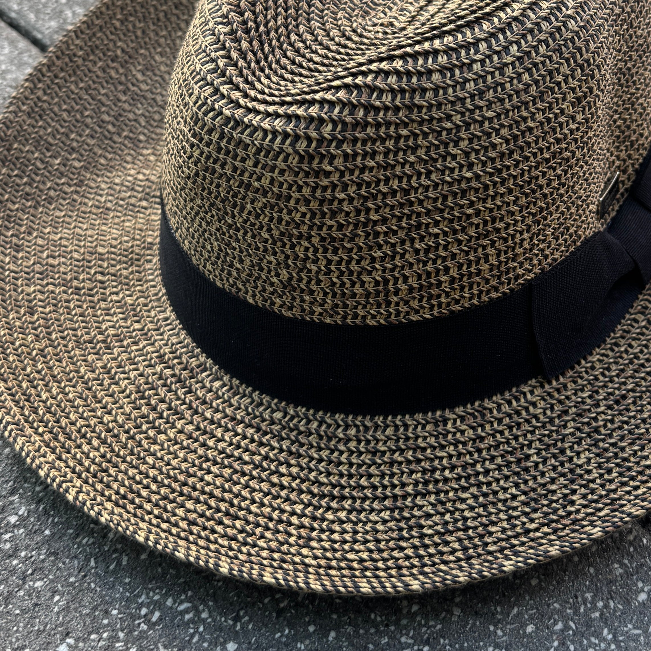 Pelican - Straw Fedora with Medium Brim