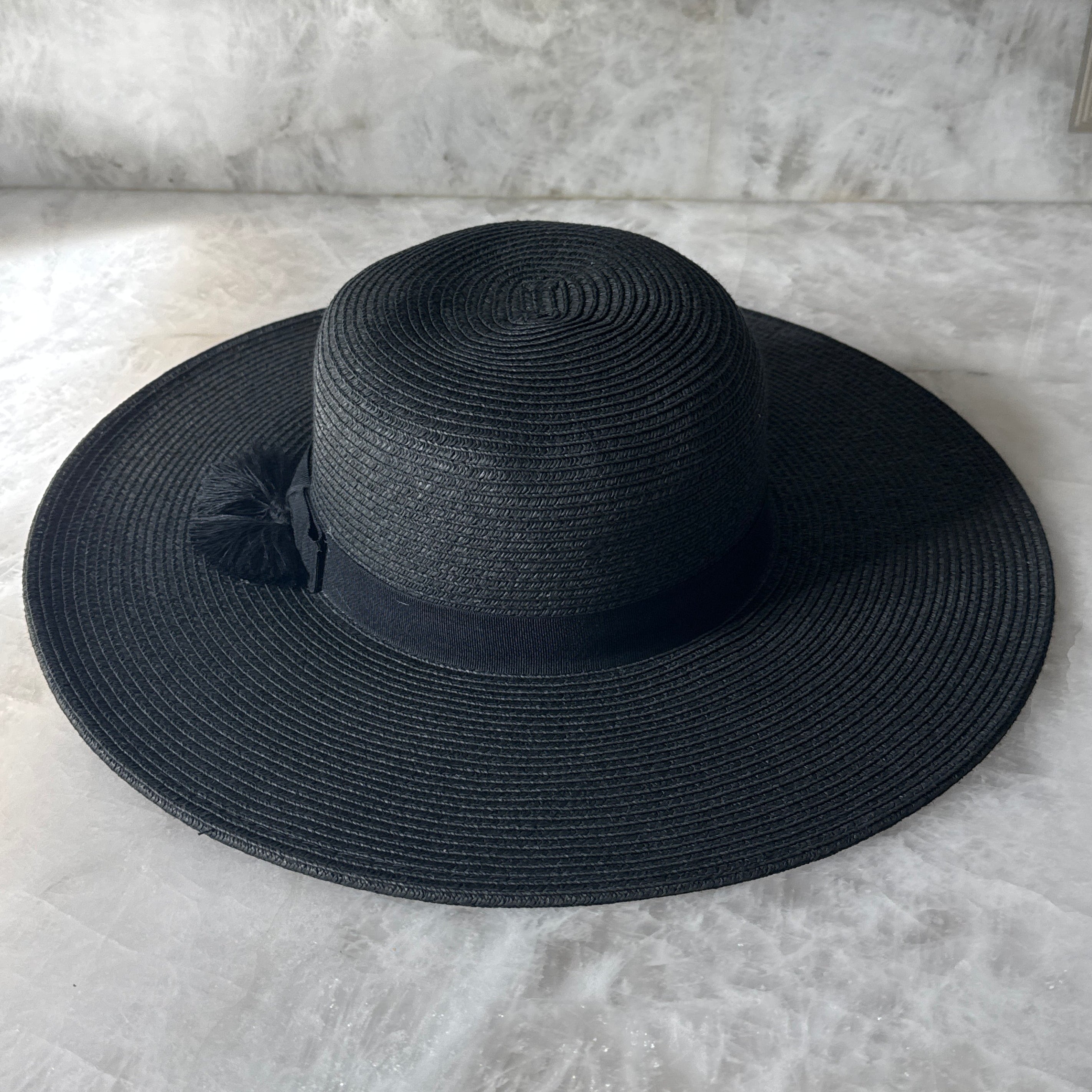 Blair - Black Wide Brim Hat