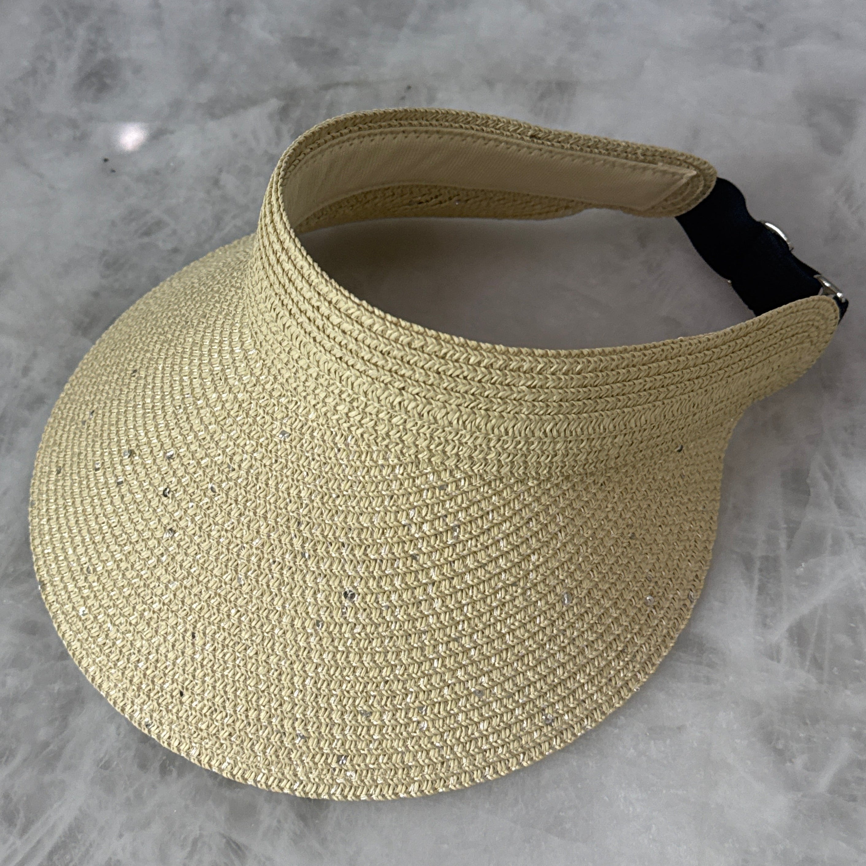 Luciana - Shimmer Wide Brim Visor
