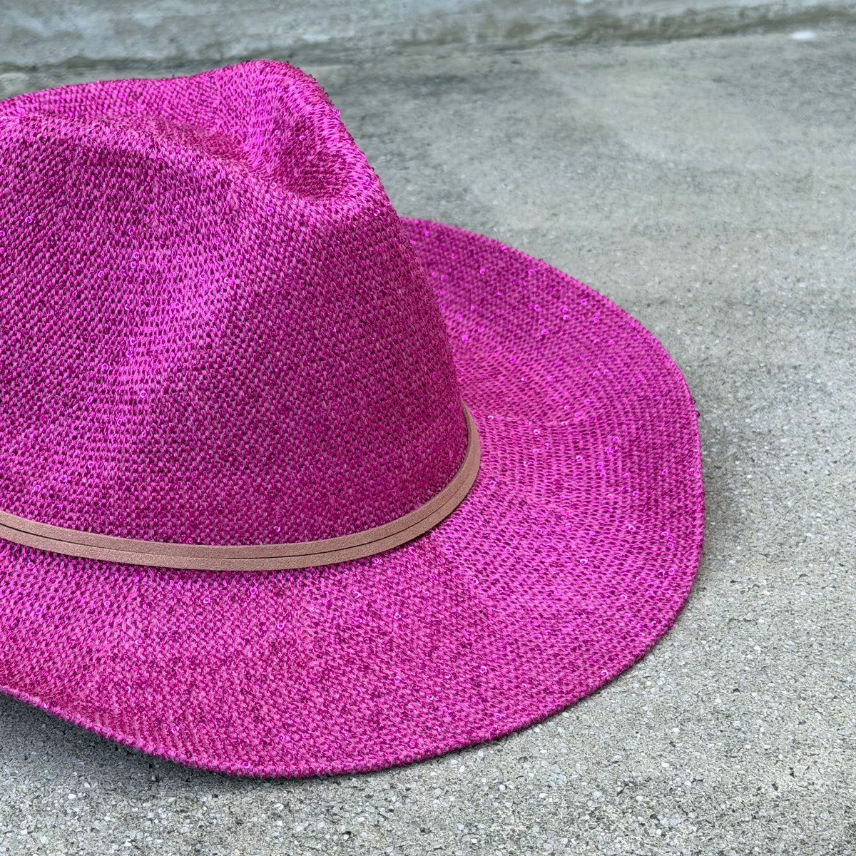 Stella Pink - Sequin Cowboy Hat — product image