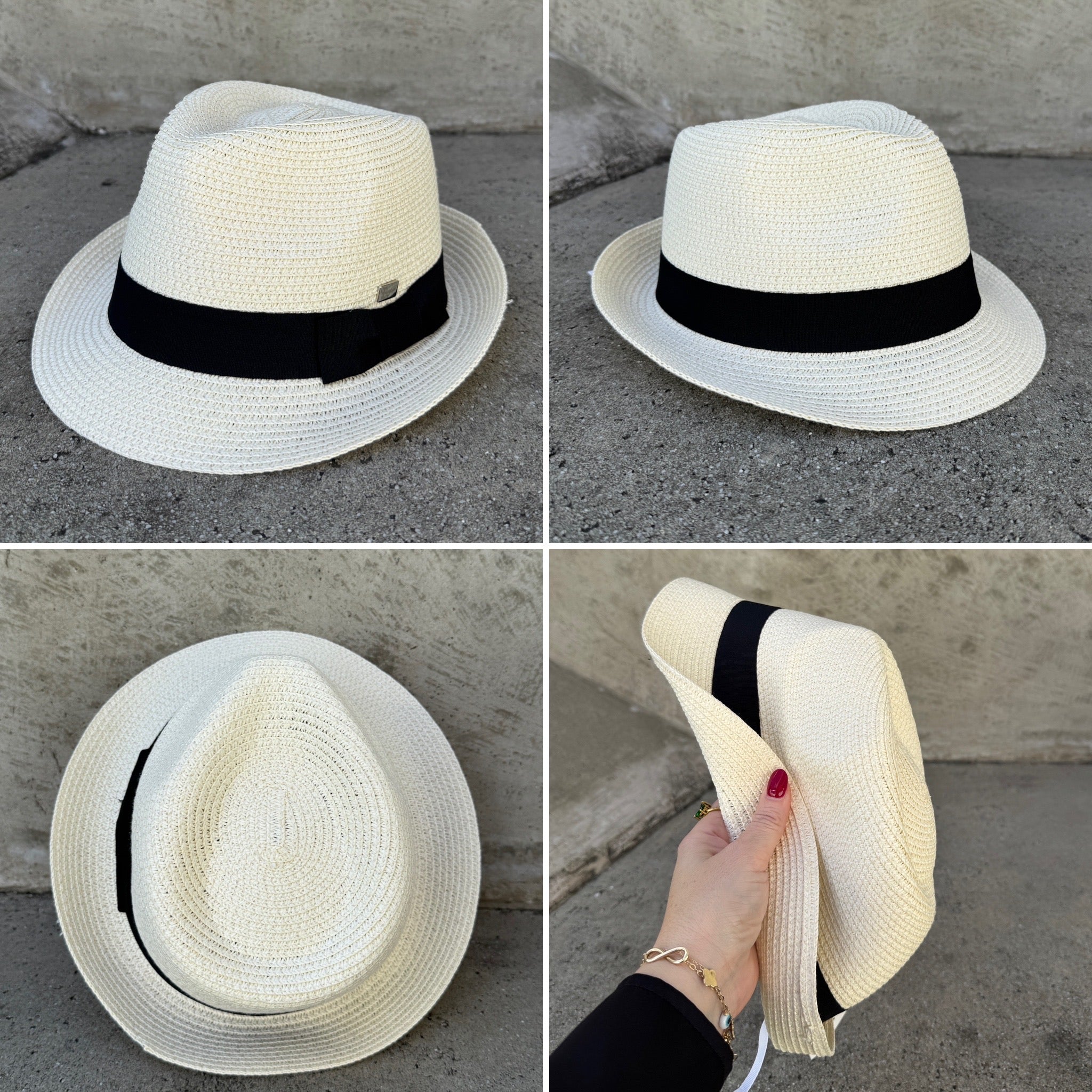 Dani - Foldable Fedora Hat