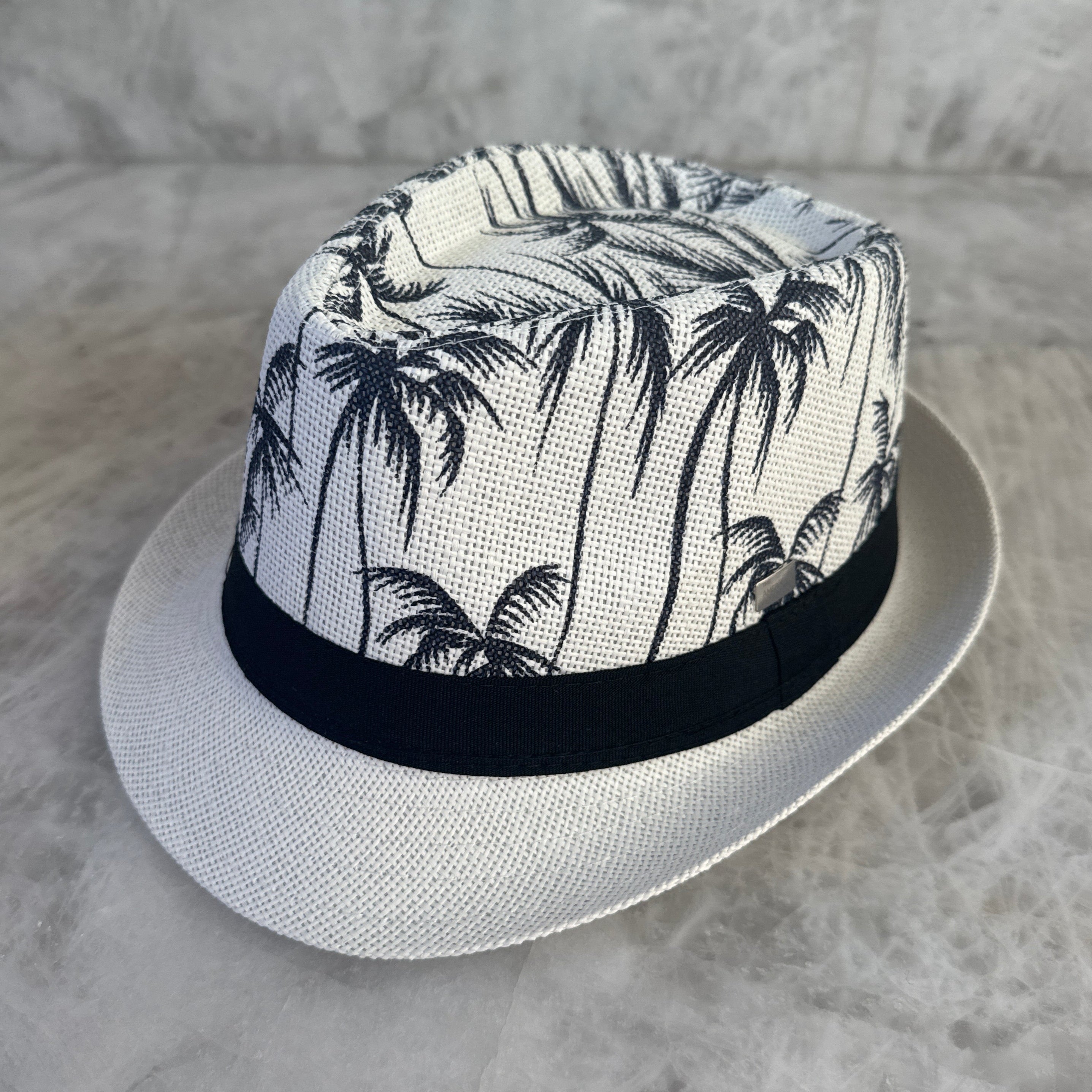 Palmarejo - Palm Print Fedora Hat