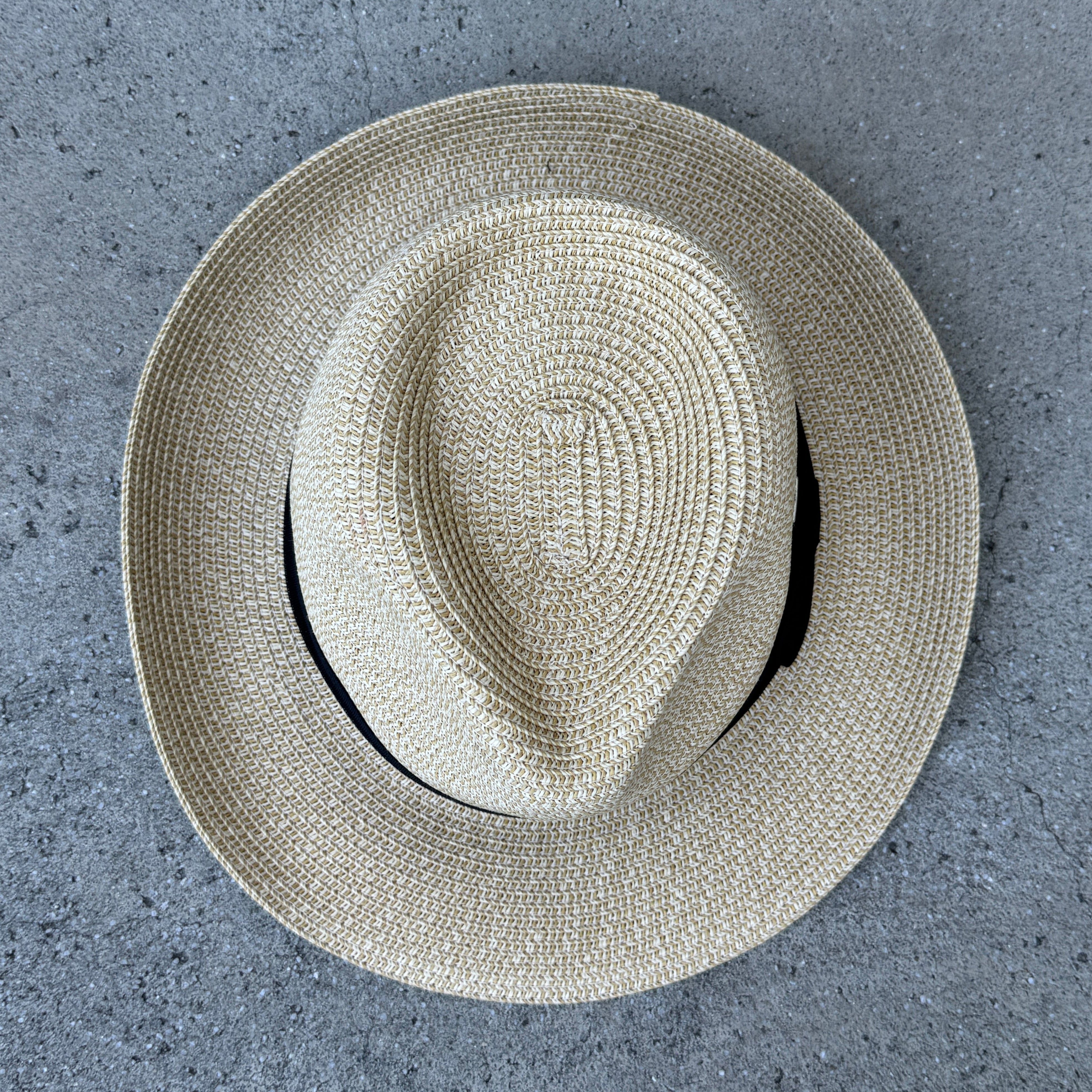 Straw Fedora Medium Brim