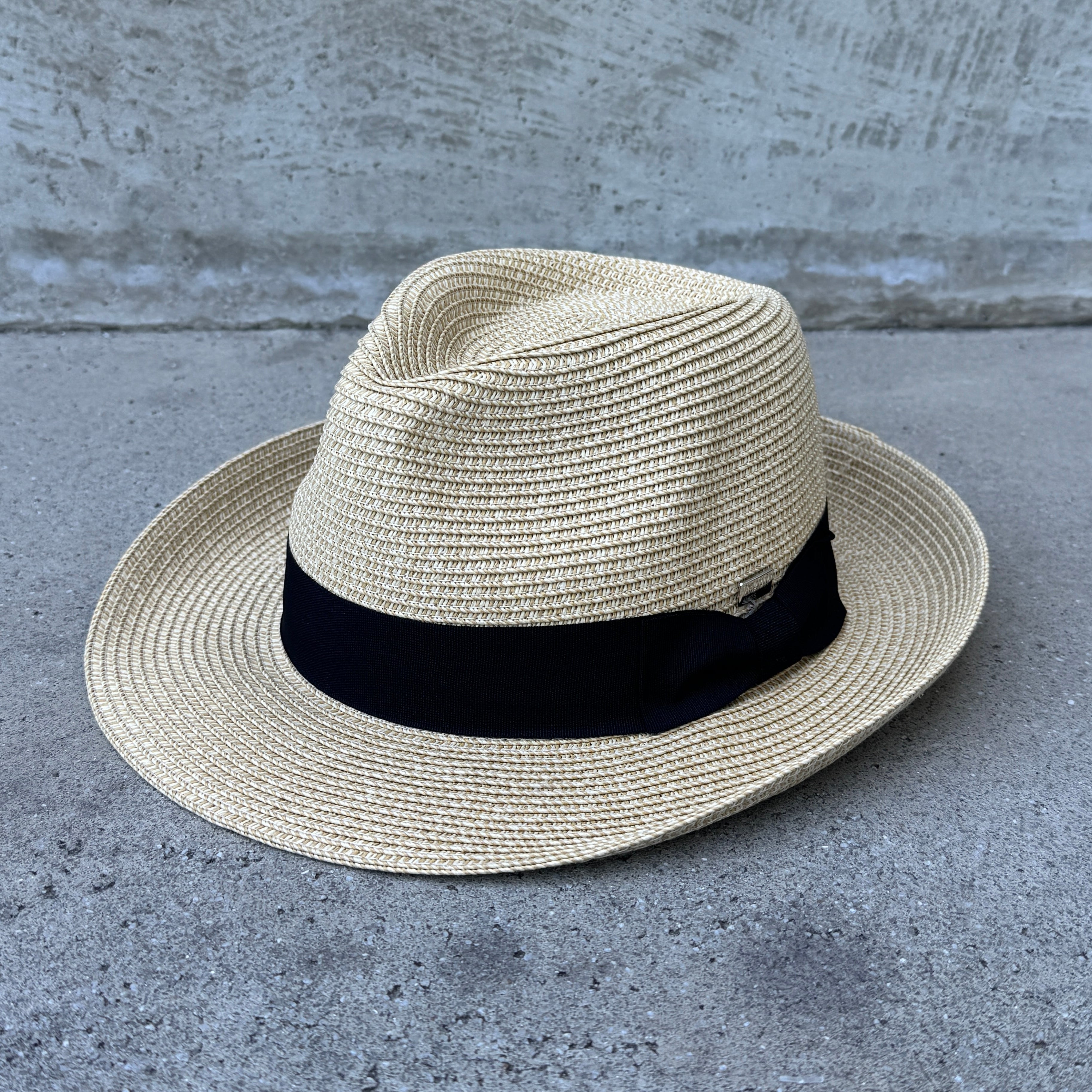 Straw Fedora Medium Brim
