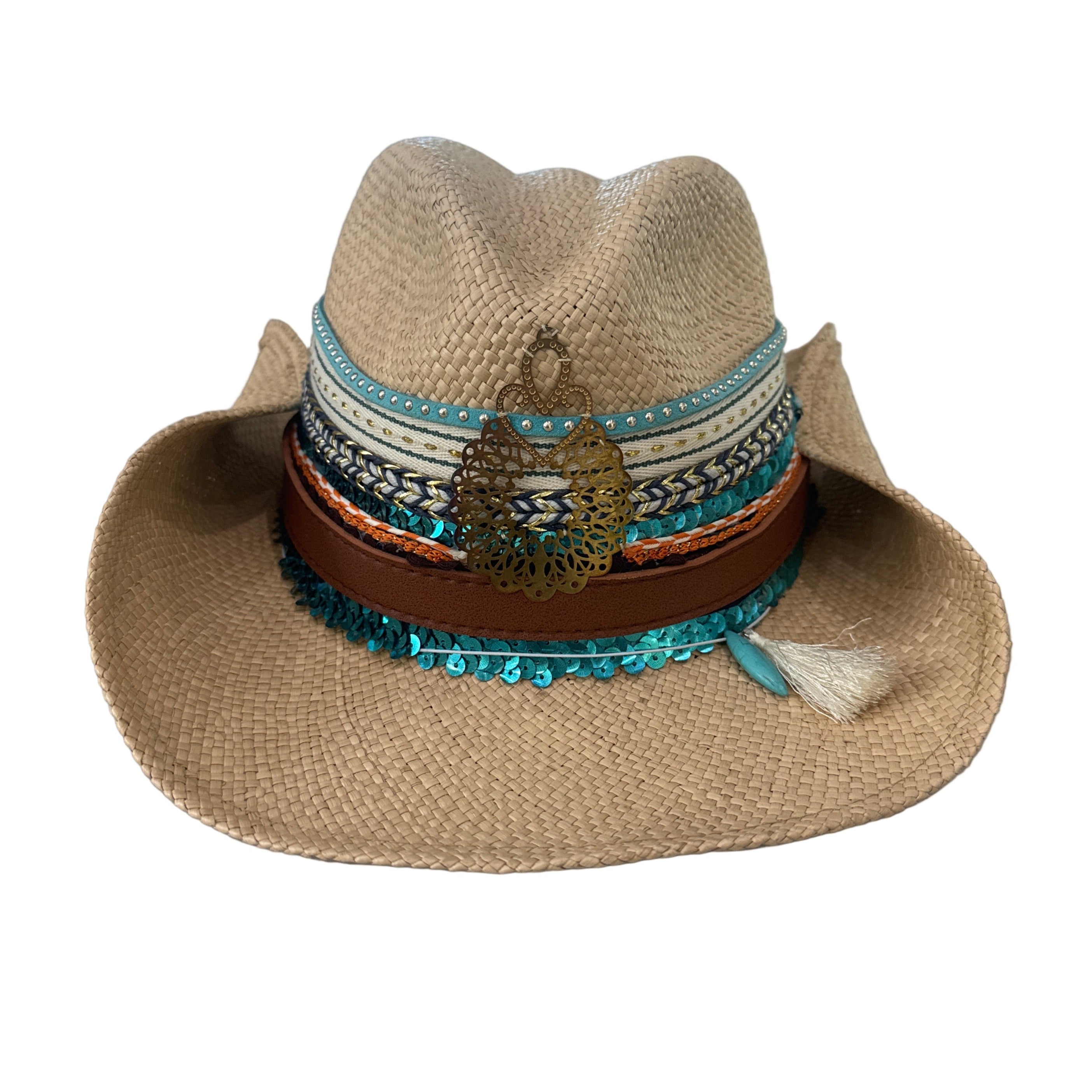 Gloria - Straw Cowboy Hat