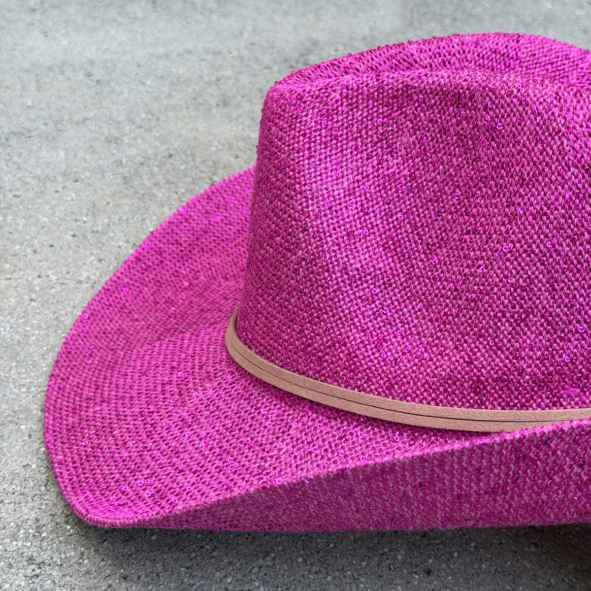 Stella Pink - Sequin Cowboy Hat — product image