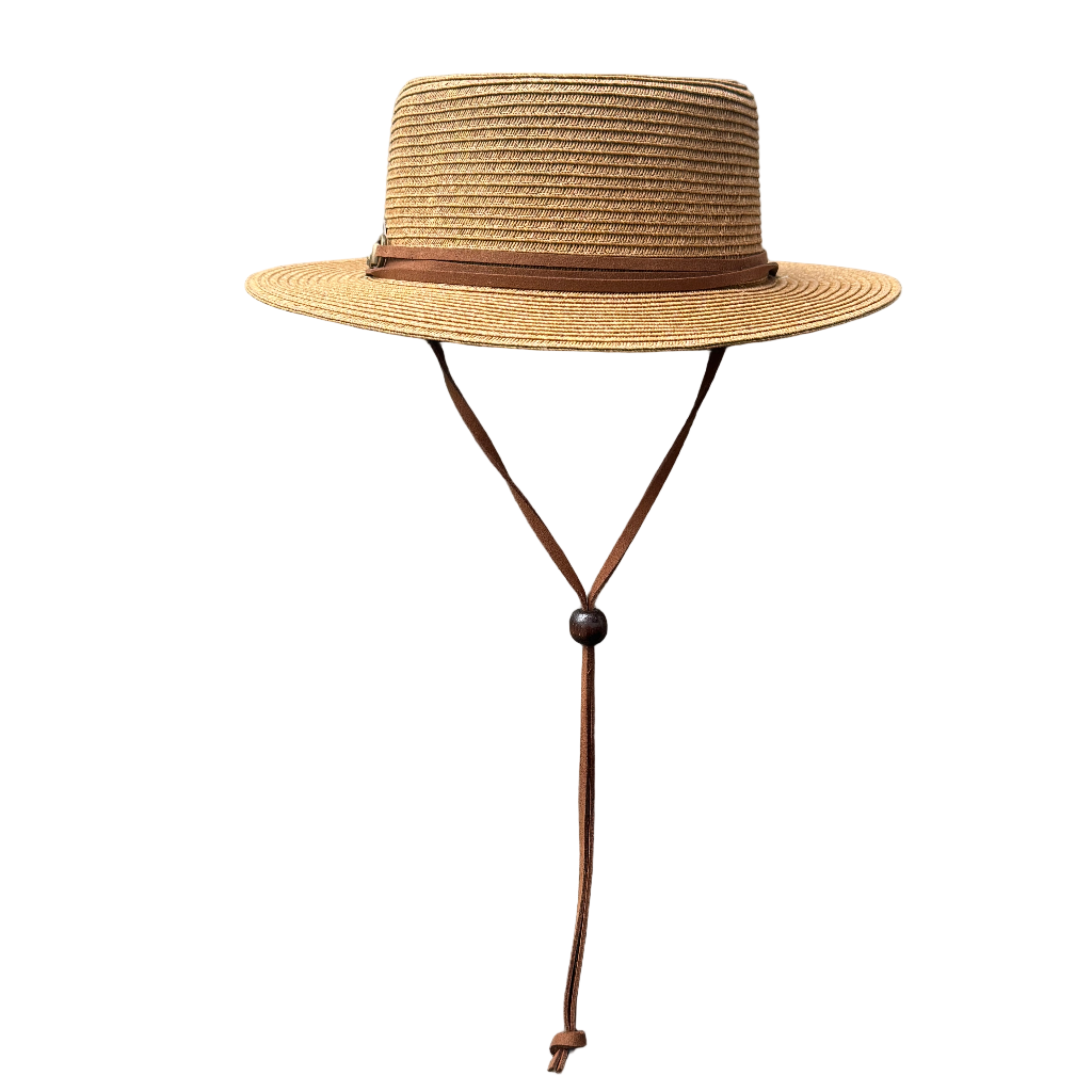 Bodrum - Boater Hat with Chin Cord