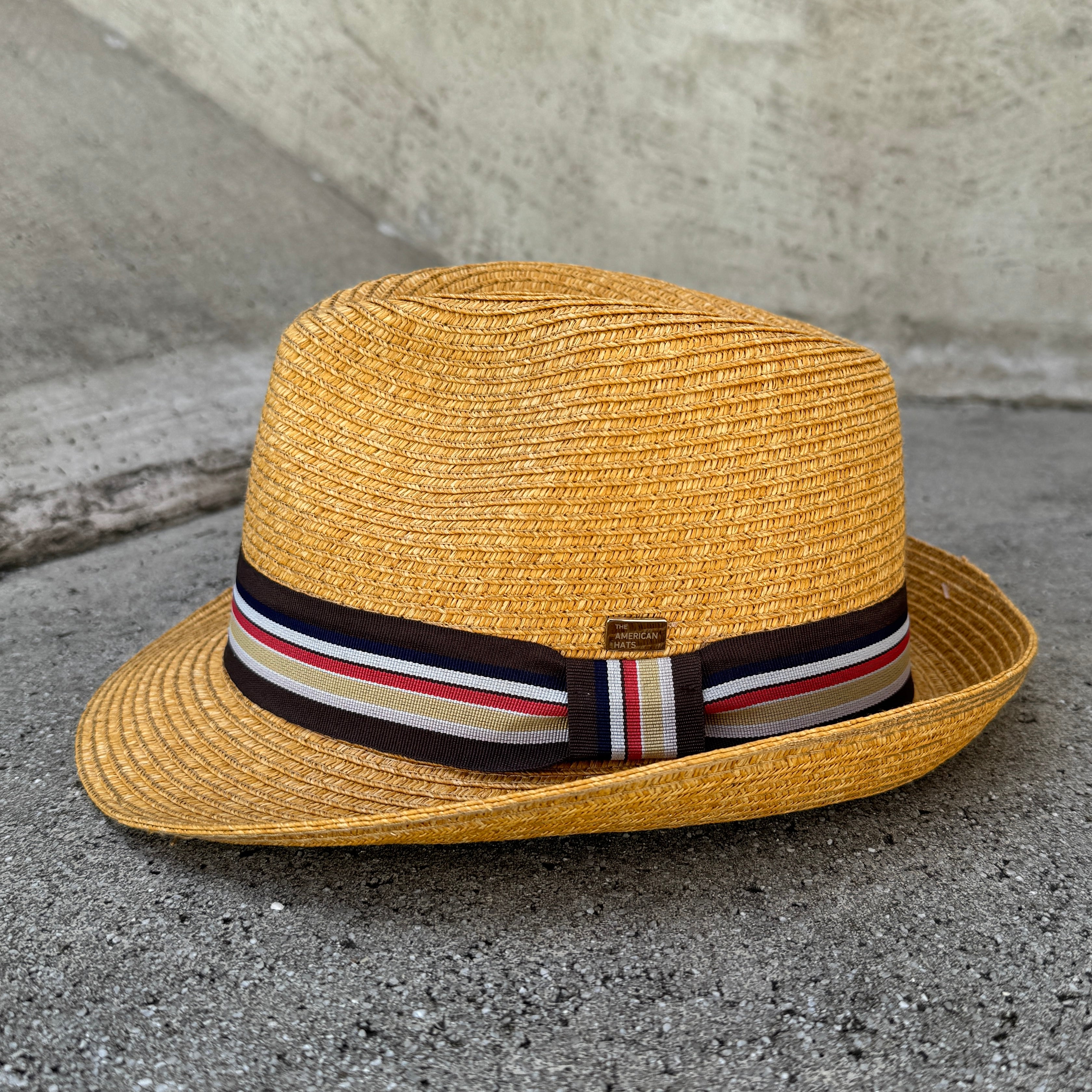 Gabo - Foldable Stiped Fedora
